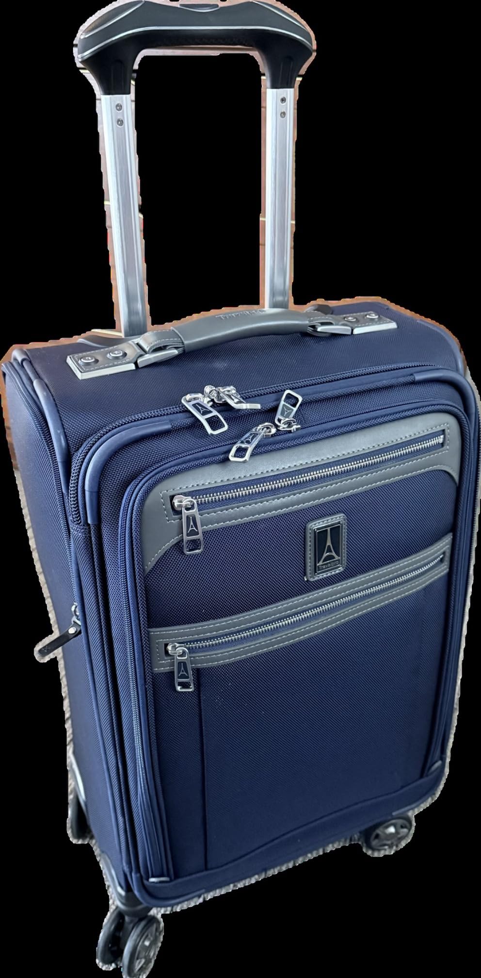 Travelpro Platinum Elite Checked Luggage Spinner, Black, 25-Inch | Expandable Softside With USB Port, Built-In Suiter, 8 Wheels & TSA-Approved Lock for Travelers customer photo 2