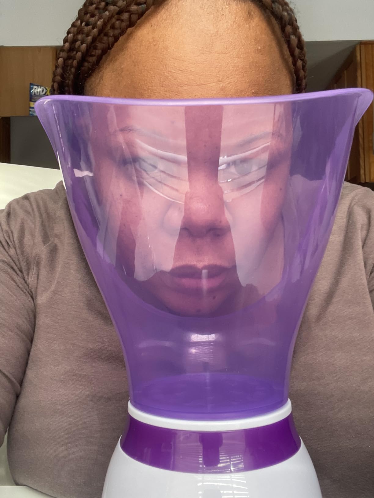 Face Steamer, Beauty Nymph Spa Home Facial Steamer Sauna Pores and Extract Blackheads, Rejuvenate and Hydrate Your Skin for Youthful Complexion - Face Steaming Skincare Deep Cleanse SPA customer photo 2