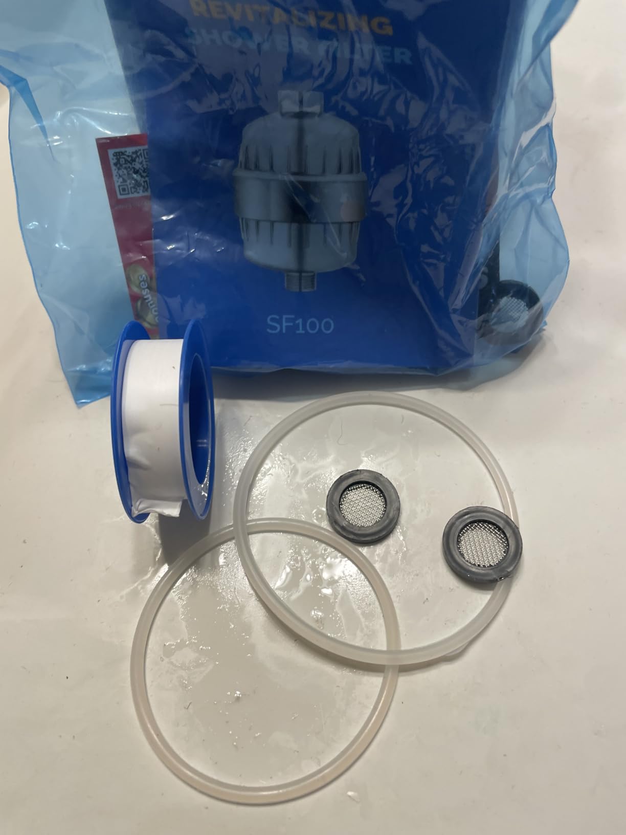 Aquabliss High Output Revitalizing Shower Filter (SF100) - Reduces Dry Itchy Skin, Dandruff, Eczema - Chrome customer photo 1