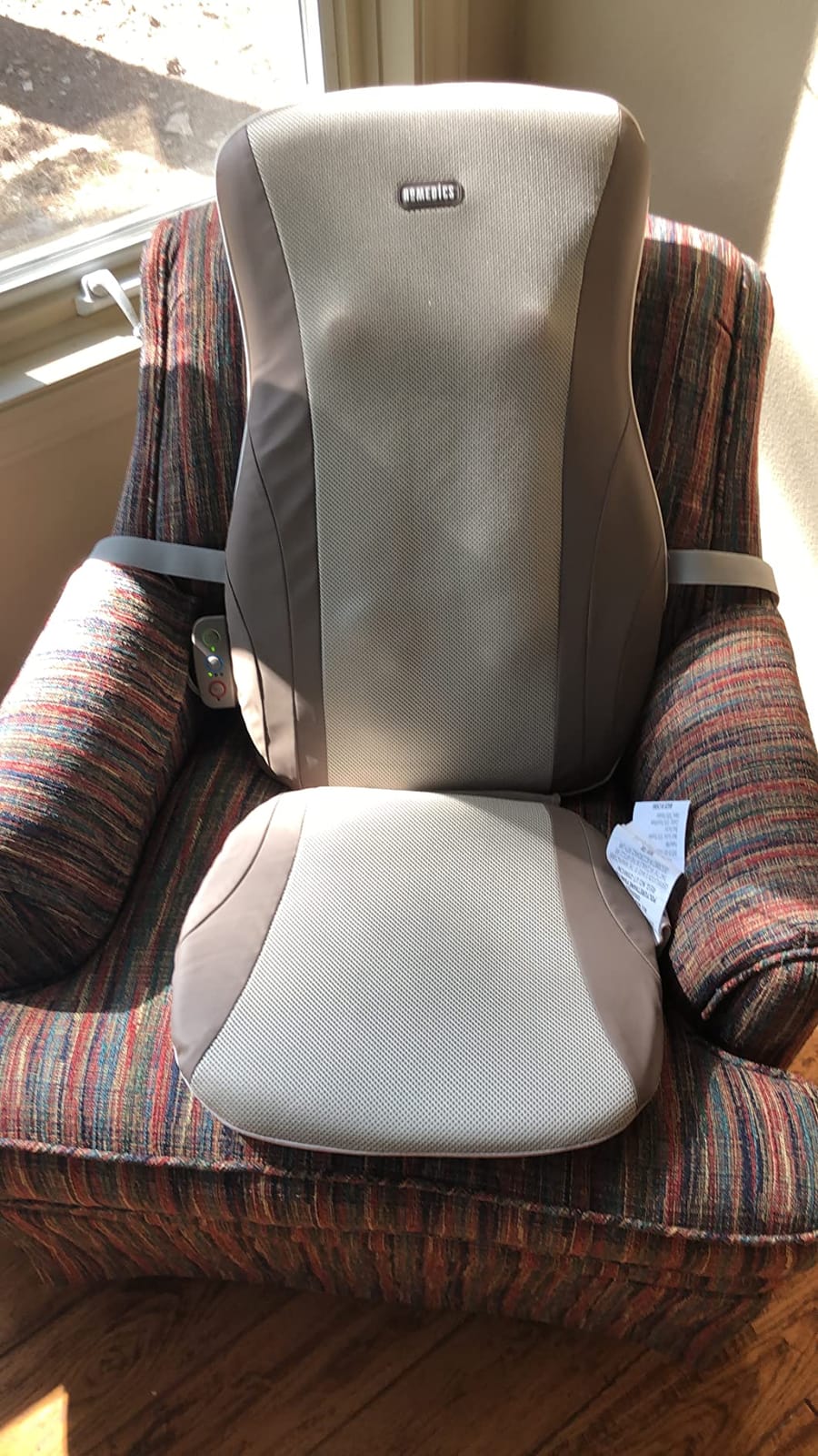 Homedics Shiatsu Back Massager Cushion with Heat, Deep Kneading Massage | Massage Chair Pad for Back, Upper & Lower Back, 3 Massage Zones, Adjustable Speed Settings, Corded Electric, Fits Most Chairs customer photo 2
