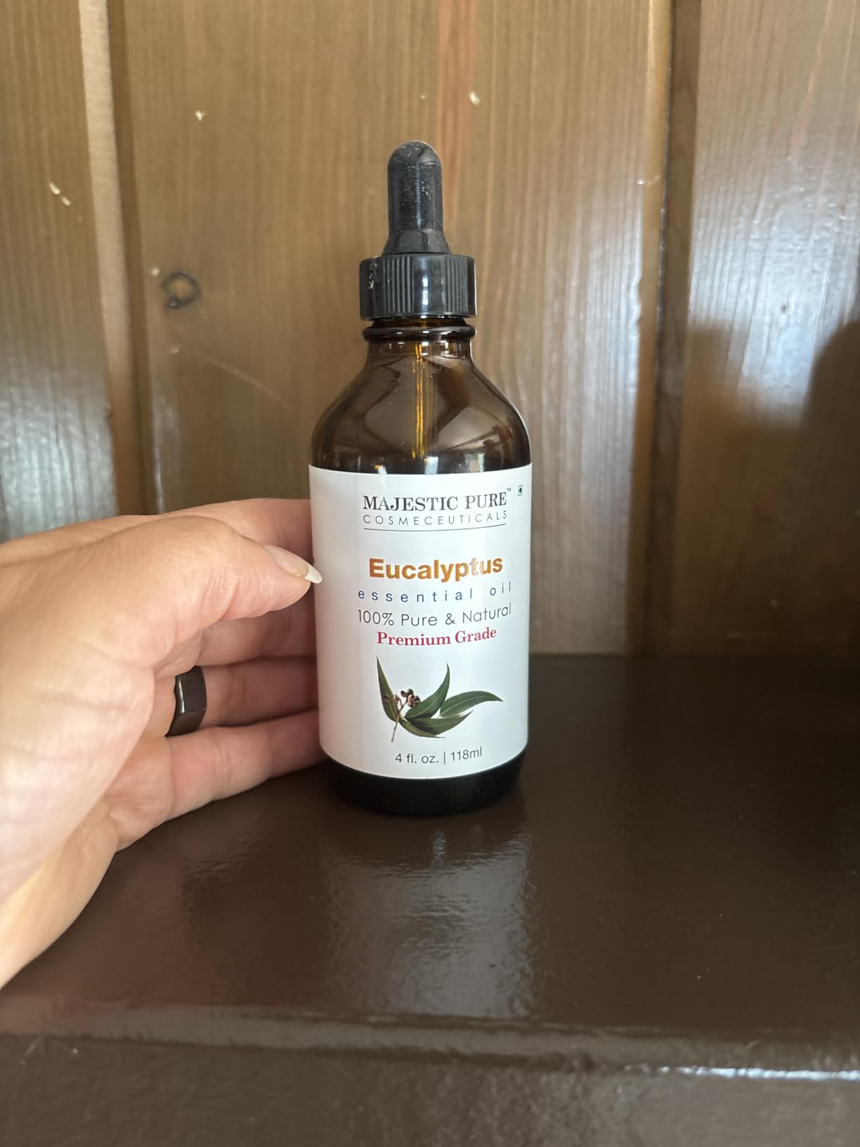 Majestic Pure Eucalyptus Essential Oil for Diffuser - 4 Fl Oz | 100% Pure and Natural Eucalyptus Oil for Aromatherapy, Humidifier, Air Freshener, Soap & Candle Making, Bath & Massage customer photo 2