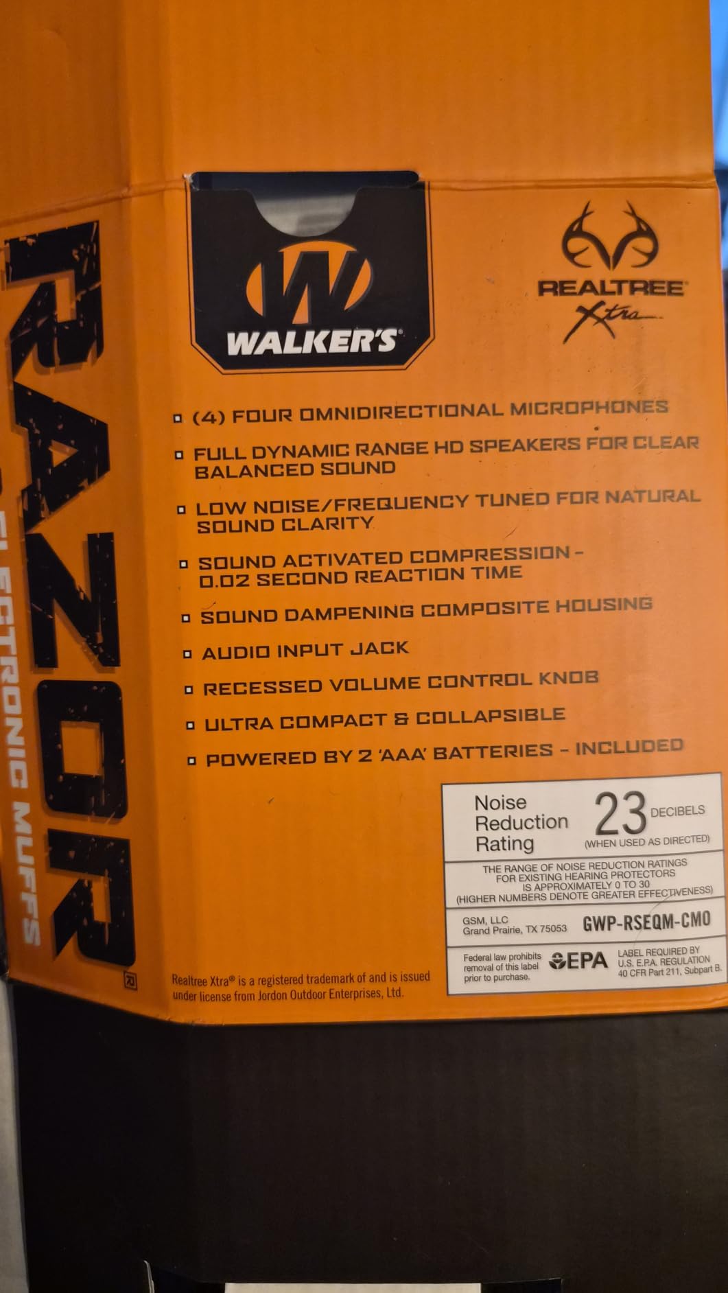 Walker's Razor Quad Electronic Muff customer photo 2