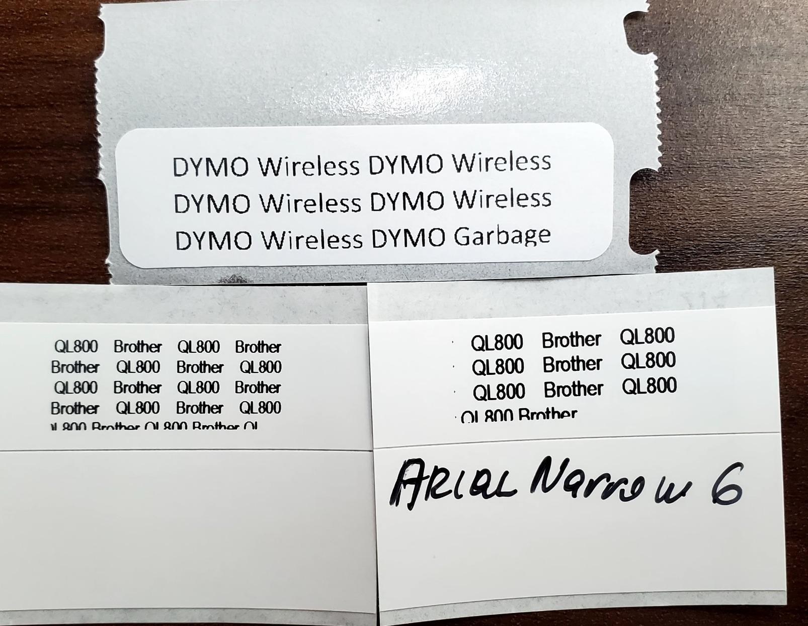 Brother QL-800 High-Speed Professional Printer, Plug & Label Feature, Genuine DK Pre-Sized, Multi-System Compatible - Black & Red Printing Available customer photo 2