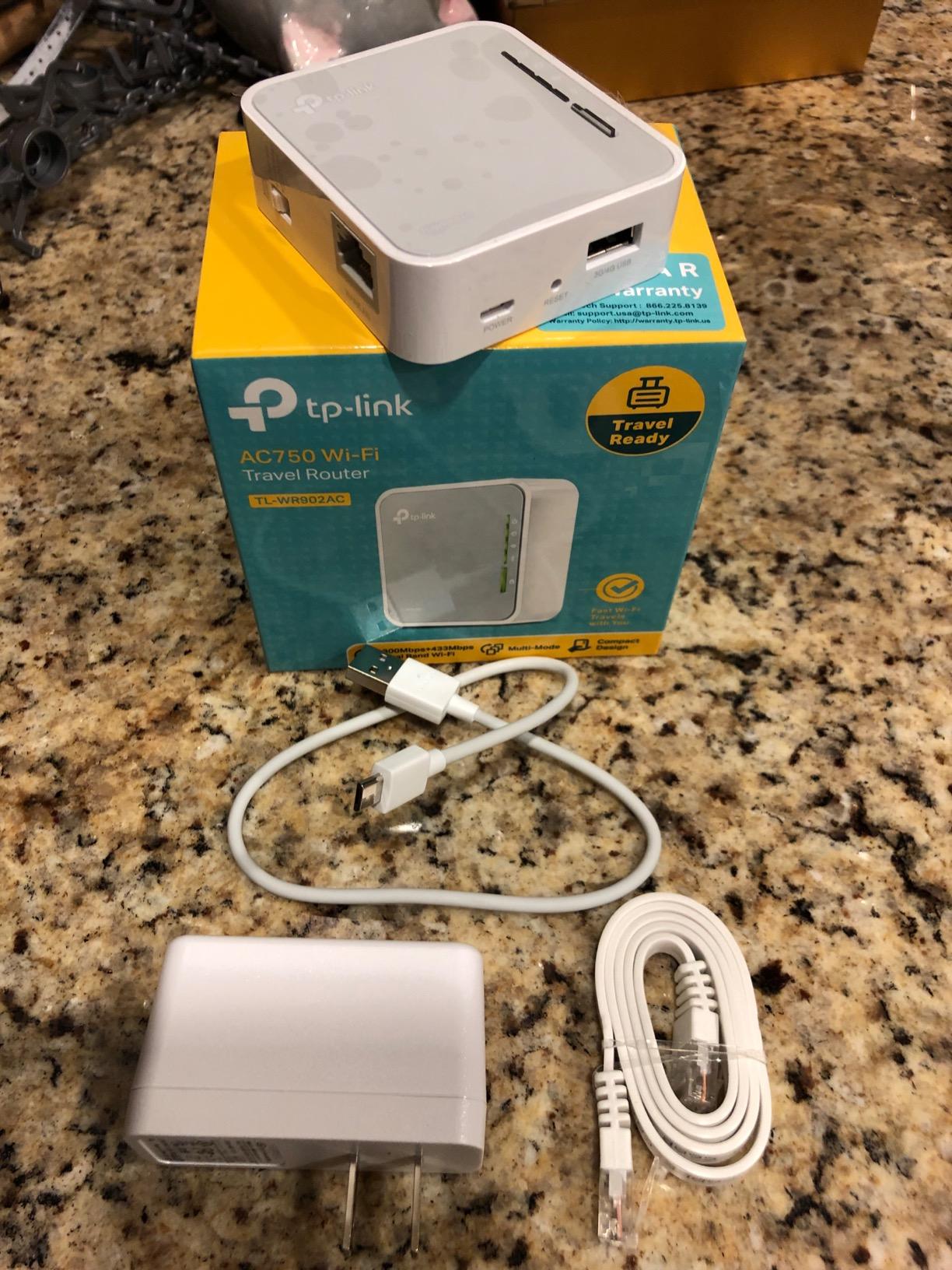 TP-Link AC750 Wireless Portable Nano Travel Router (TL-WR902AC) customer photo 2