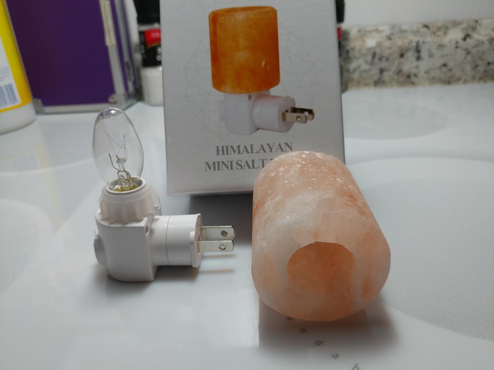 Syntus Himalayan Salt Lamp | Natural, Himalayan Salt Lamp, UL Listed Plug, Air Purifying, Decoration, Wall Light, Bulb Replacement, Durability customer photo 1