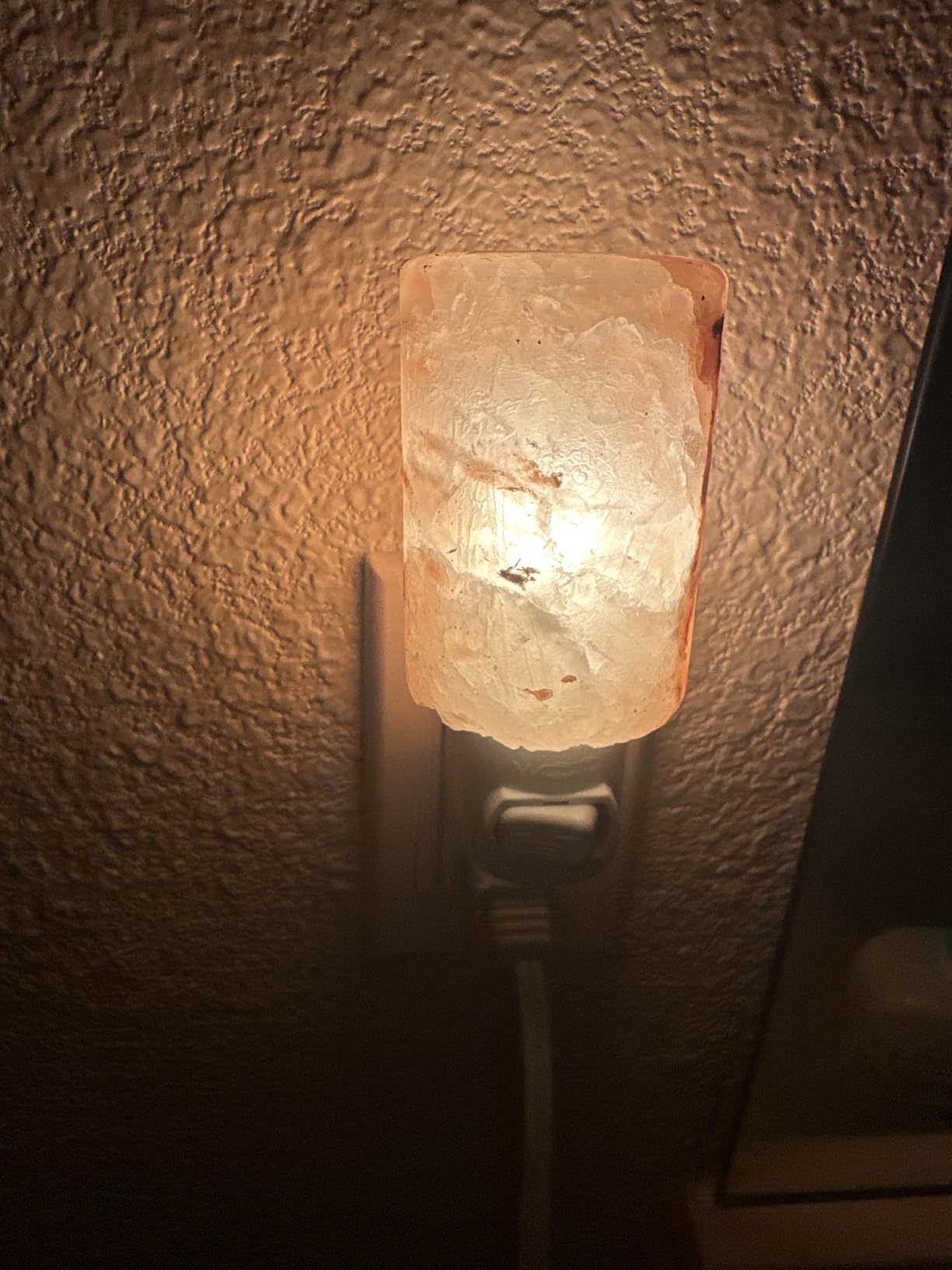 Syntus Himalayan Salt Lamp | Natural, Himalayan Salt Lamp, UL Listed Plug, Air Purifying, Decoration, Wall Light, Bulb Replacement, Durability customer photo 2