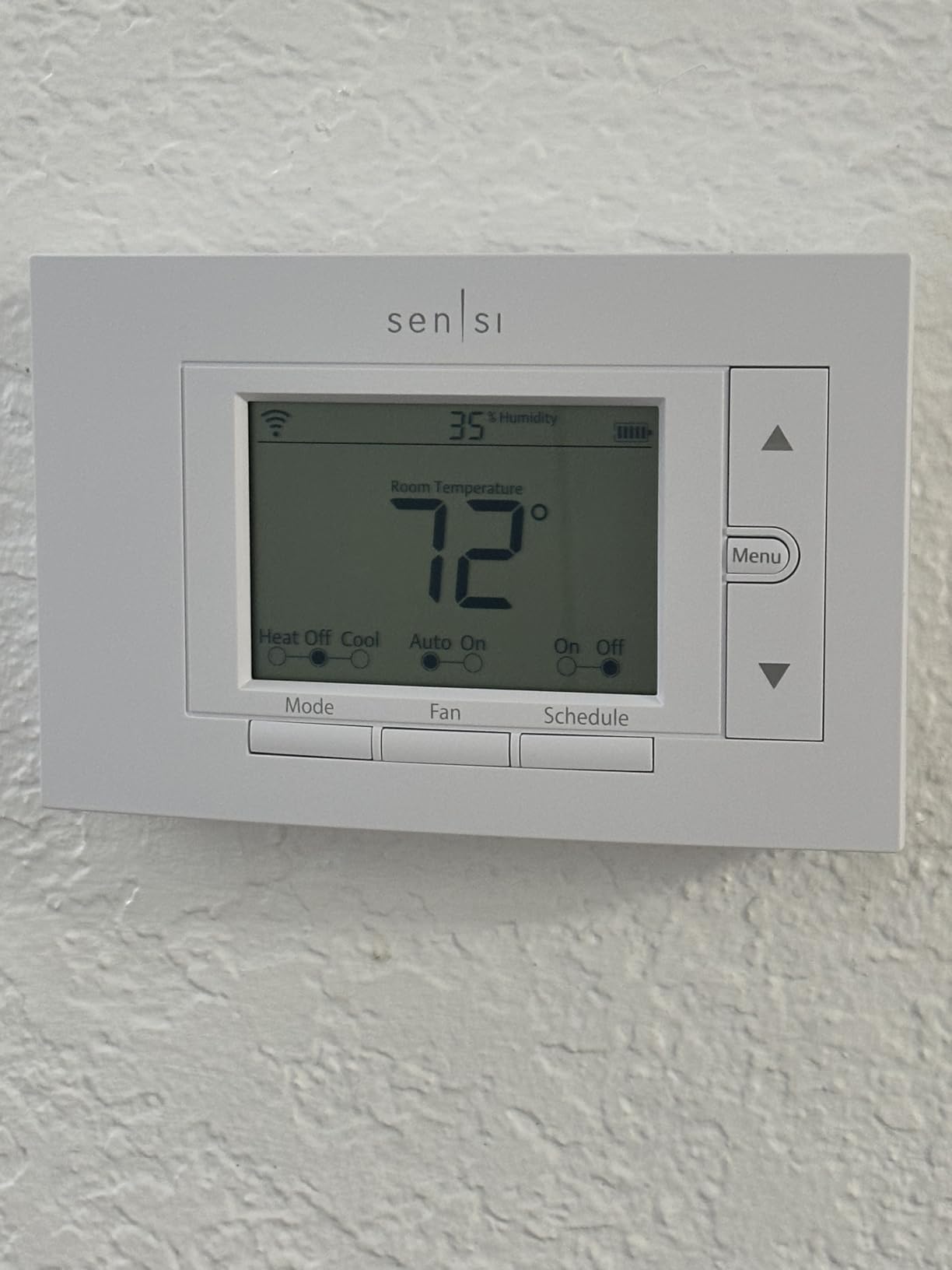 Sensi Smart Thermostat, Wi-Fi, DIY, Alexa, Energy Star Certified, ST55 customer photo 1