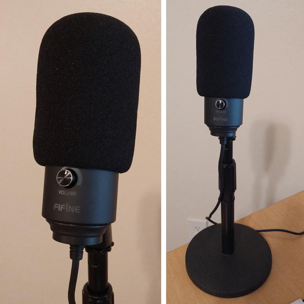 FIFINE K669B USB Microphone, Condenser Recording Mic for Vocals, Meeting | Metal Cardioid Laptop Mic for MAC OS, Windows, Voice Overs, Streaming, Online Meeting and YouTube Videos customer photo 2