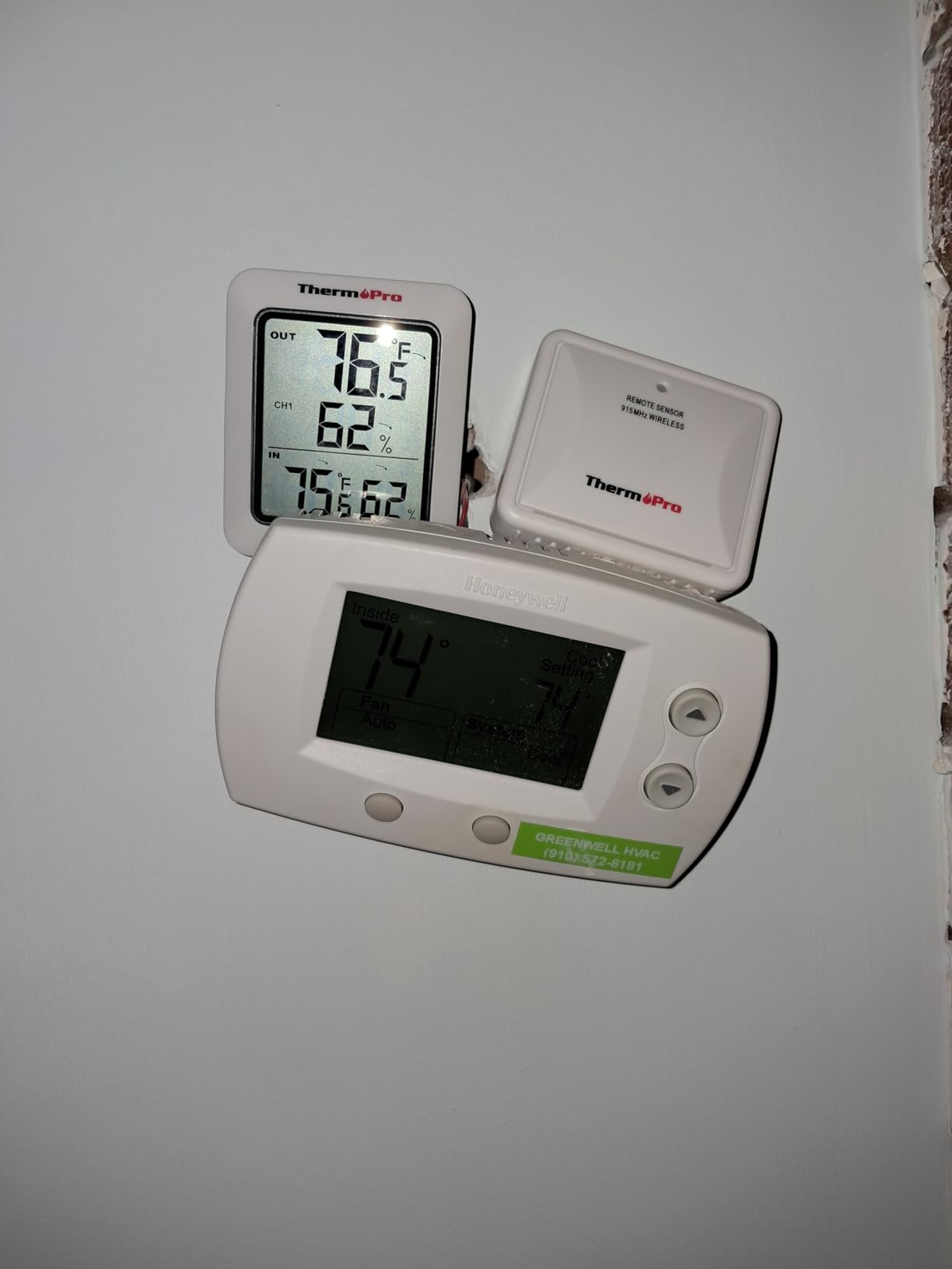 TempPro TempAir 500 FT Indoor Outdoor Thermometer Wireless with Sensor | Large LCD Display, No Hub or App Required, Outside Thermometer & Cold-Resistant Sensor for Patio Garage, Batteries Included customer photo 2