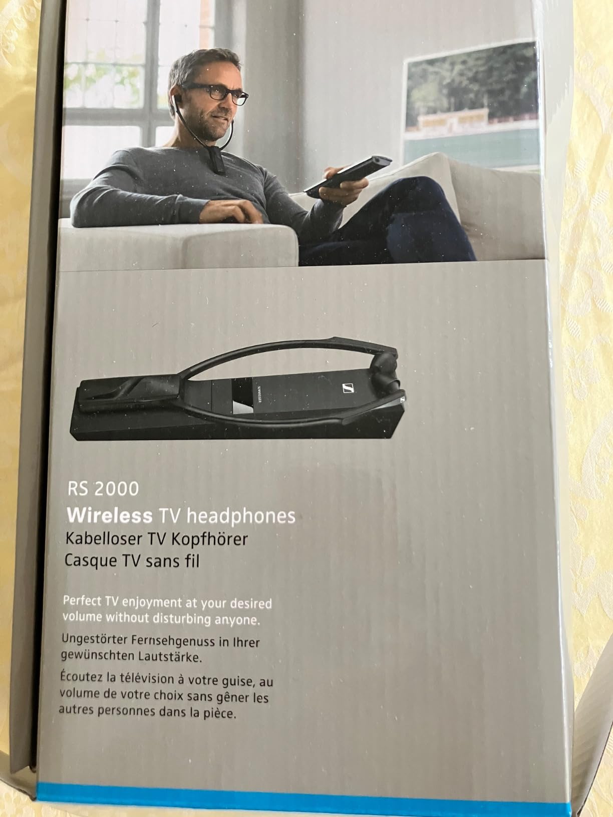 Sennheiser RS 2000 Digital Wireless Headphone for TV Listening - Black customer photo 1