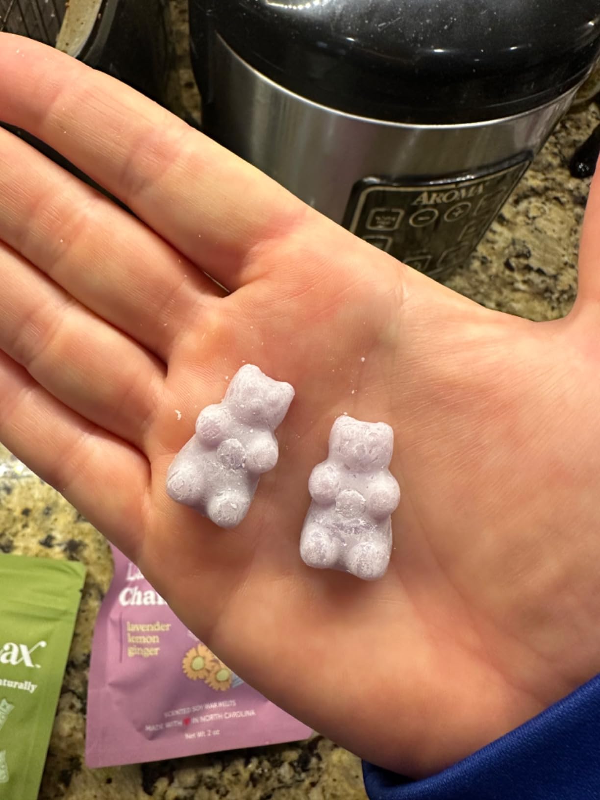 Happy Wax Spa Day Collection: Natural, Non-Toxic Scented Soy Wax Melts - Total 6oz Variety Pack: Eucalyptus Spearmint, Lavender Chamomile, Seagrass & Sage customer photo 2