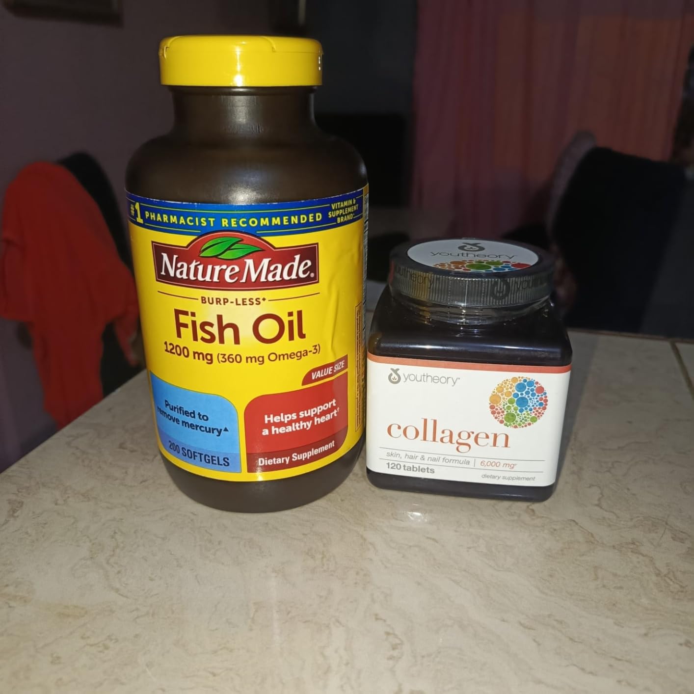 Nature Made Fish Oil Omega 3 Supplements, 1200 mg Softgels, 230 Softgels | Omega 3 Fish Oil for Healthy Heart Support, Gluten Free, Dairy Free, 115 Day Supply customer photo 1