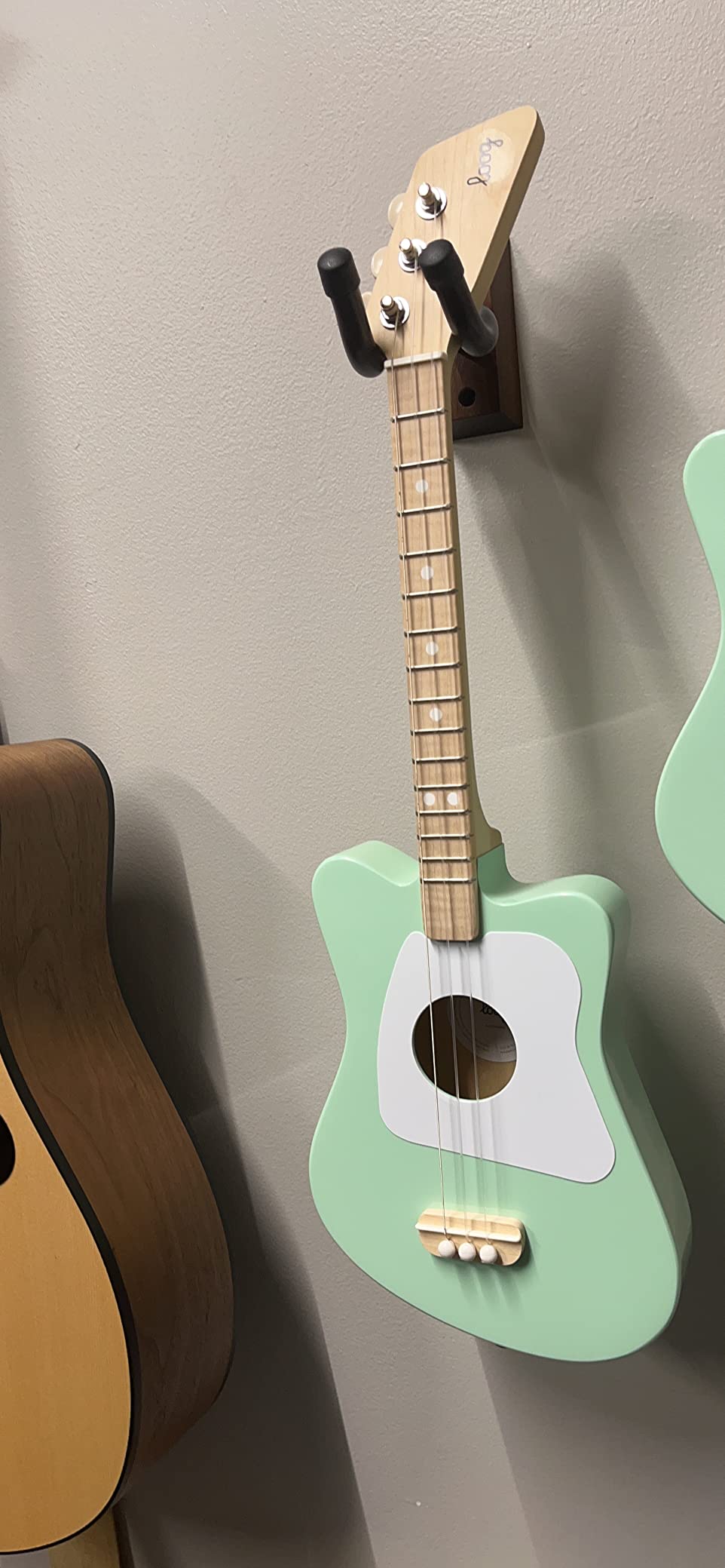 Loog Mini Acoustic kids Guitar for Beginners 3-strings Ages 3+ Learning app and lessons included customer photo 1