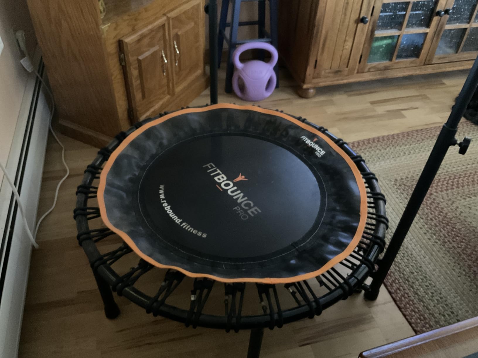 MXL FIT Bounce PRO Bungee Rebounder - Premium Indoor Mini Trampoline for Adults, Silent Low-Impact Bounce customer photo 2