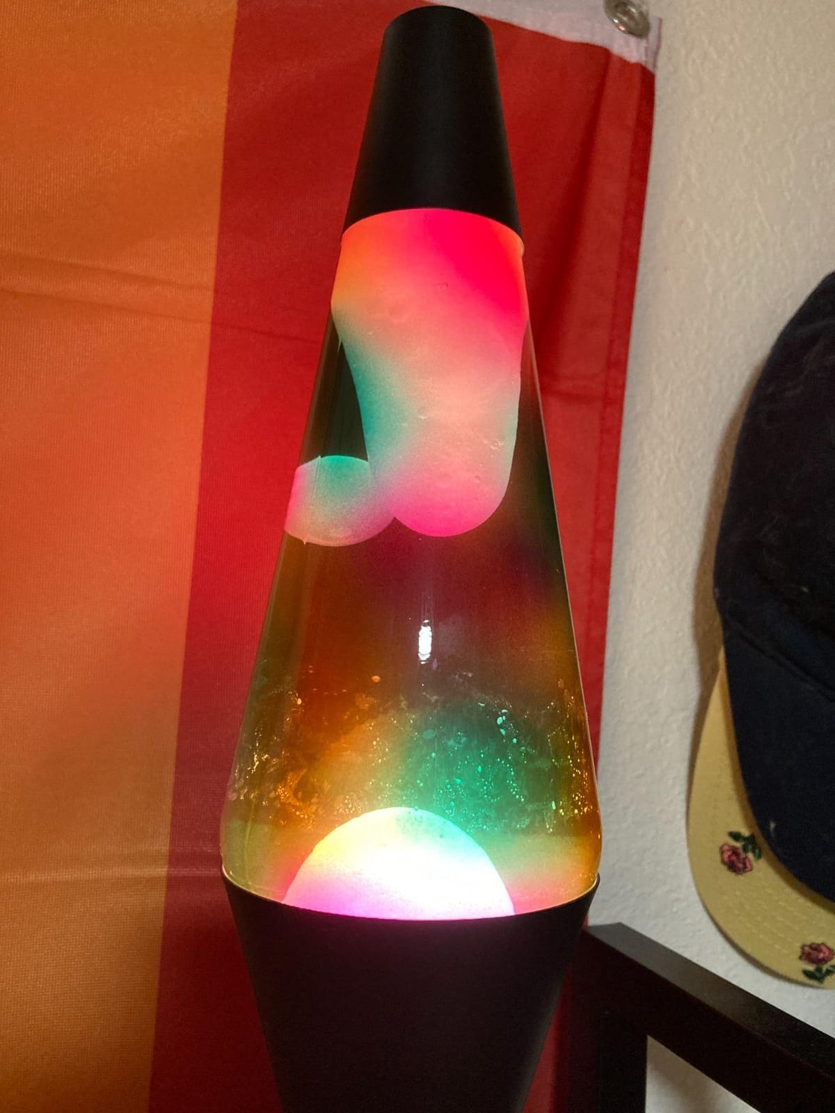 Schylling 2700 Black Base Lava Lamp with Graffiti Globe, 4