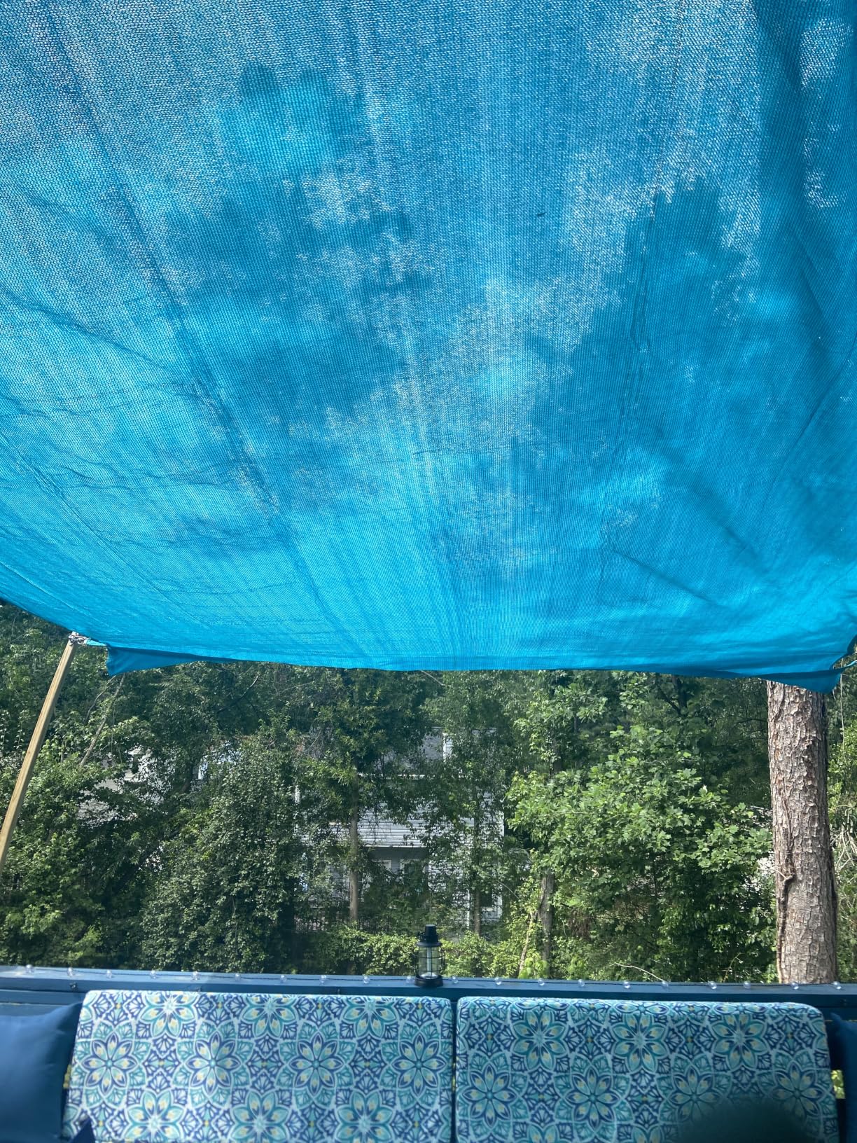 LOVE STORY 12' x 16' Rectangle Sun Shade Sail for Outdoor Patio, Sand | HDPE Fabric, 95% UV Block, Breathable Sunshade, Canopy for Garden Backyard Deck, NOT Waterproof, Custom Size Available customer photo 1