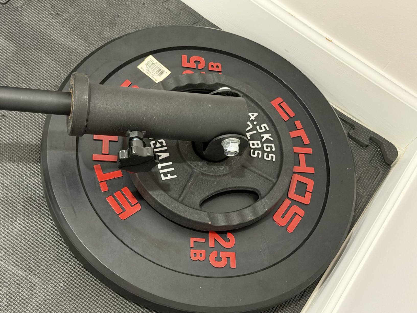 T Bar Row Attachment with V Bar Attachment Landmine Handle - 360 Swivel Landmine Attachment for Barbell for Full-Body Workout in Home Gym - Small Spaces - Deadlifts Squats Landmine Stand customer photo 1