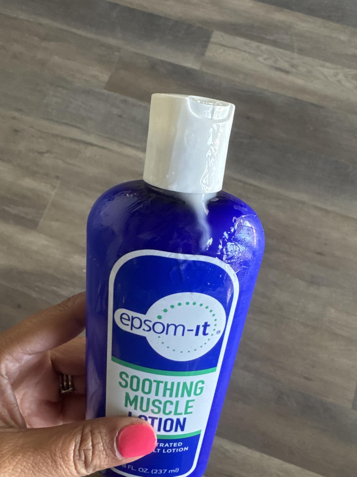 EPSOM-IT Soothing Muscle Magnesium Lotion, Epsom Salt, Arnica Cream, 1-Pack | 8 Fl Oz, 100% Pure Magnesium Sulfate with Arnica, Fragrance-free, Topical Cream for Muscle Stiffness, Leg & Feet Discomfort customer photo 2