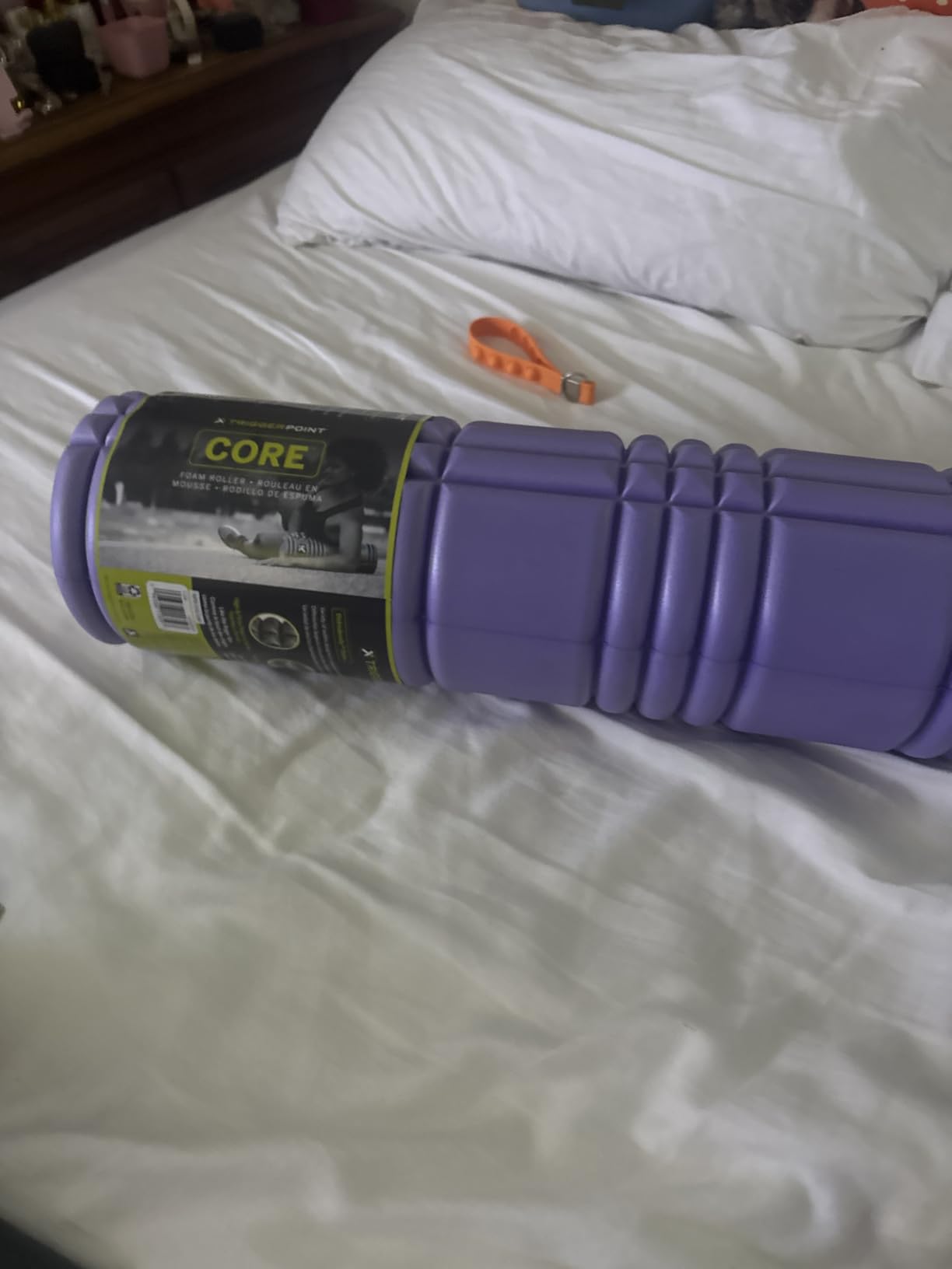 TriggerPoint CORE Foam Massage Roller with Softer Compression for Exercise, Deep Tissue and Muscle Recovery - Relieves Muscle Pain & Tightness, Improves Mobility & Circulation customer photo 1