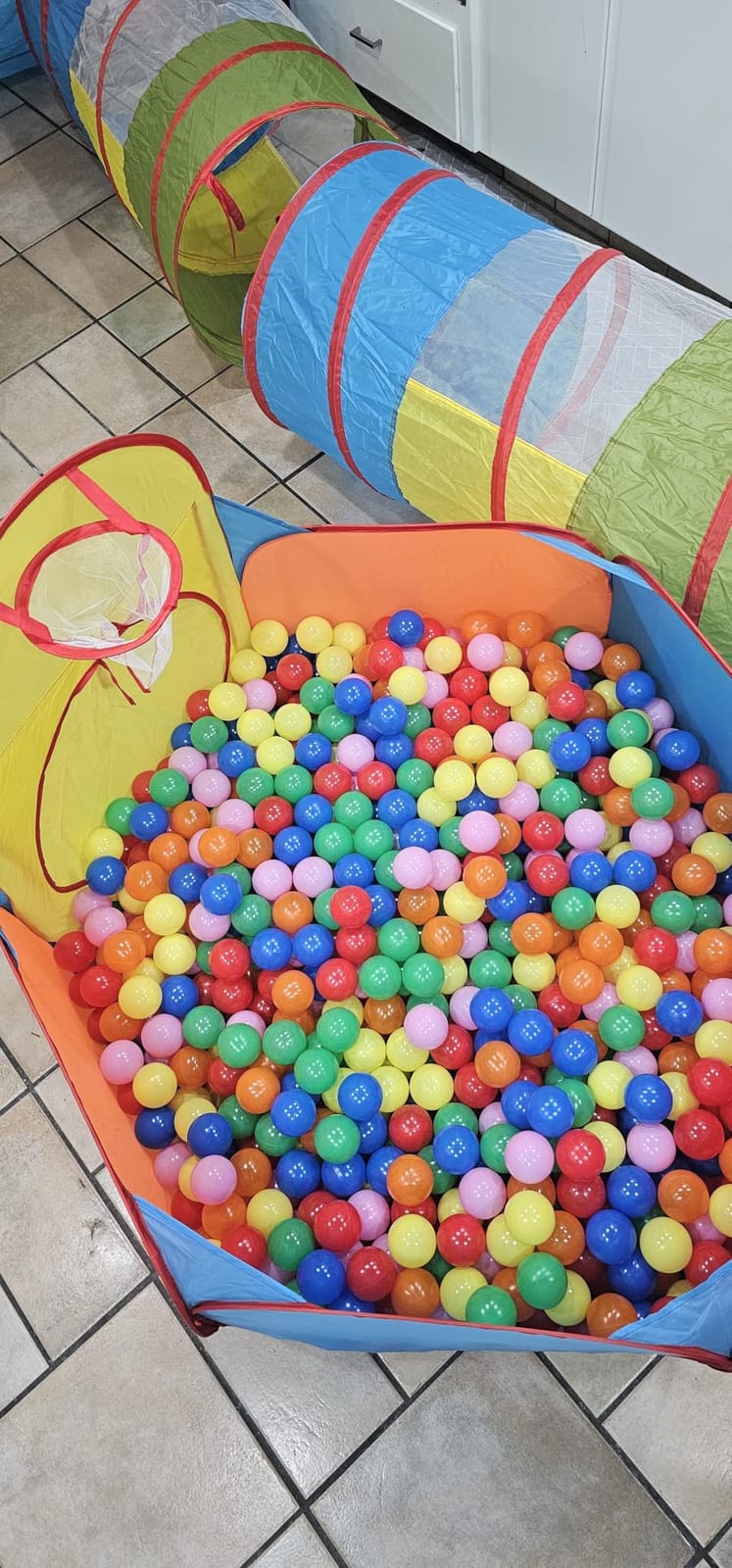 Playz 7pc Kids pop up Play Tent, Crawl Tunnel & Ball Pit for Toddlers | Collapsible Baby Ball Pit & Crawling Tunnel, Kids' play tents & tunnels indoor playset /playhouse/playground for ages 3+ customer photo 1
