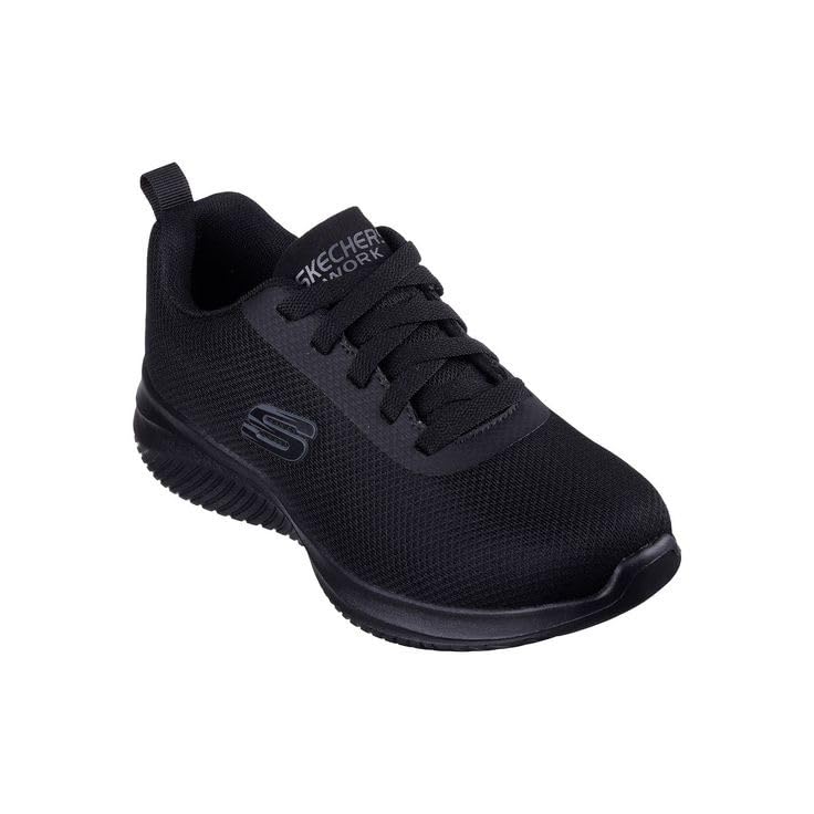 Skechers Women's Squad Slip On | Work, Electrical Hazard, Memory Foam, 3M Scotchgard, Relaxed Fit customer photo 1