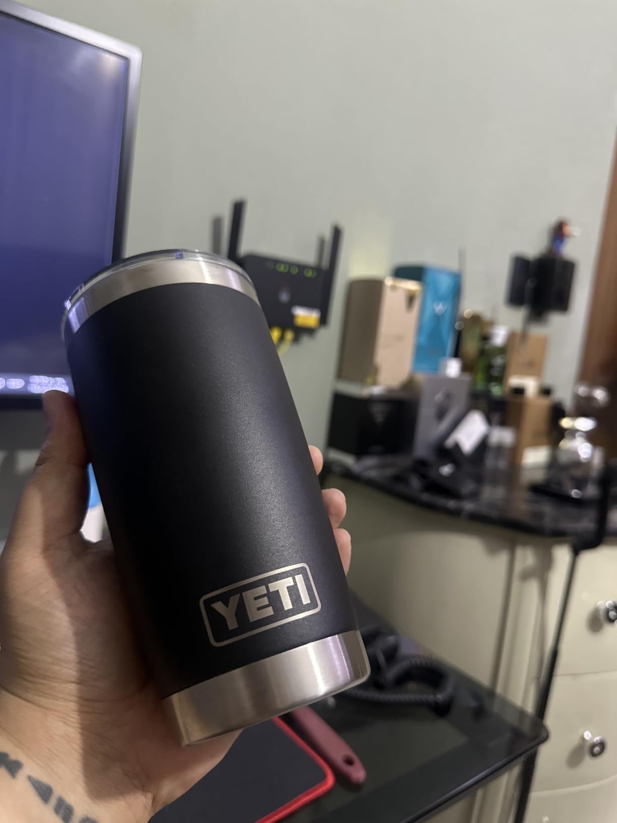 YETI Rambler 20 oz Stainless Steel Vacuum Insulated Tumbler w/MagSlider Lid customer photo 2