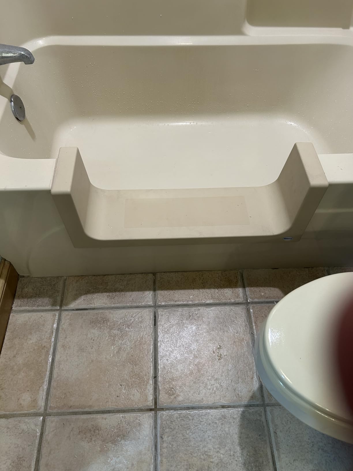 CleanCut Step Tub Conversion Kit, White, Large - Converts an existing bathtub into a safer step-through entry customer photo 1