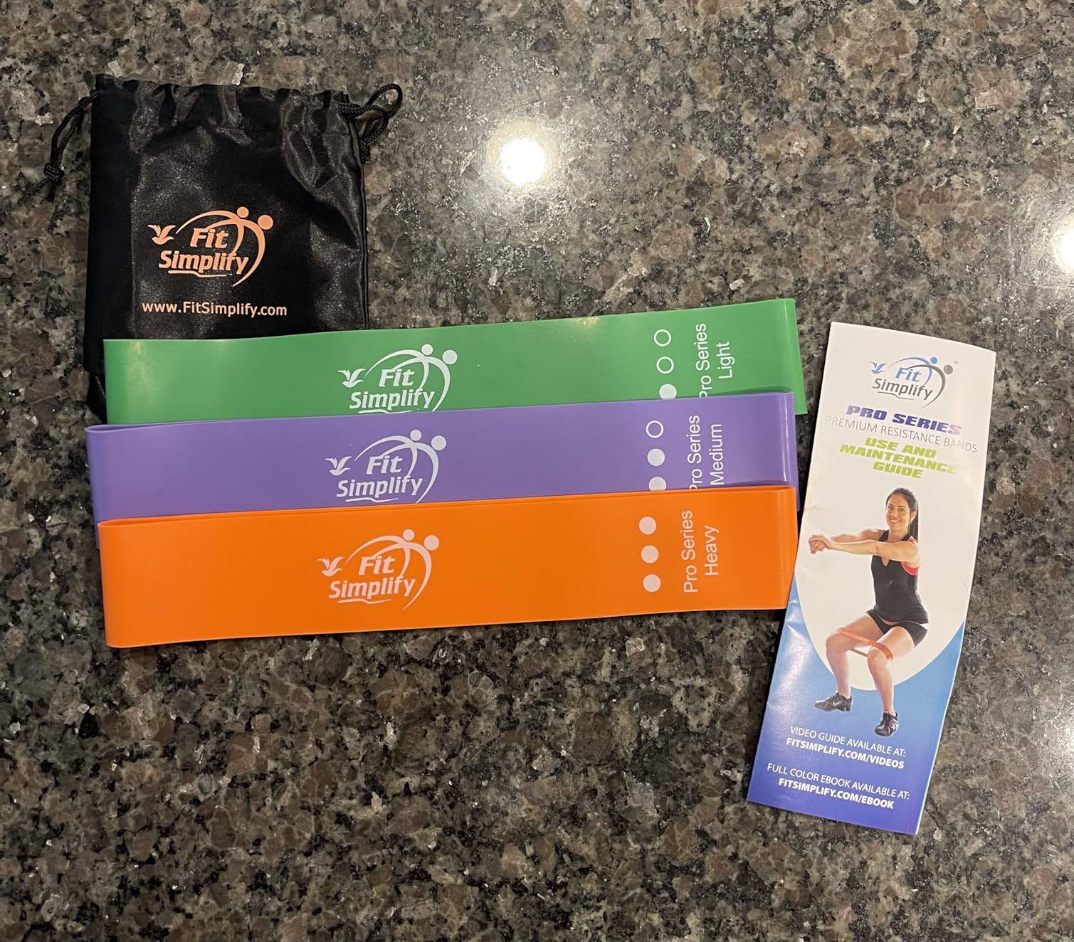 Fit Simplify Pro Series Resistance Loop Exercise Bands, Set of 3 customer photo 2
