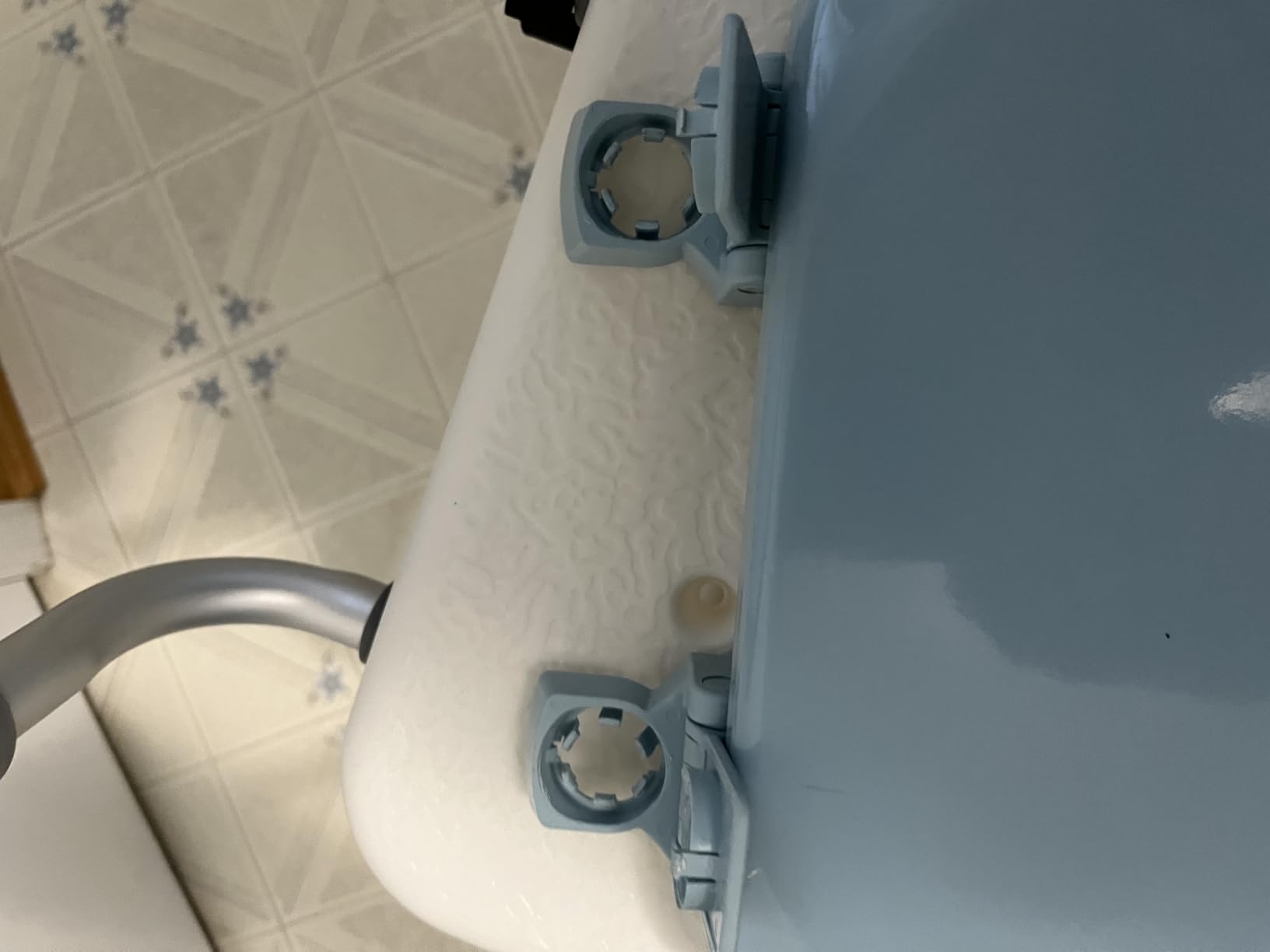 Vive Raised Toilet Seat Riser for Seniors (with Handles) - Handicap Rail | Grab Bar Seat for Over Toilet - Elevated Safety for Elderly, Disabled, Medical - Standard customer photo 1