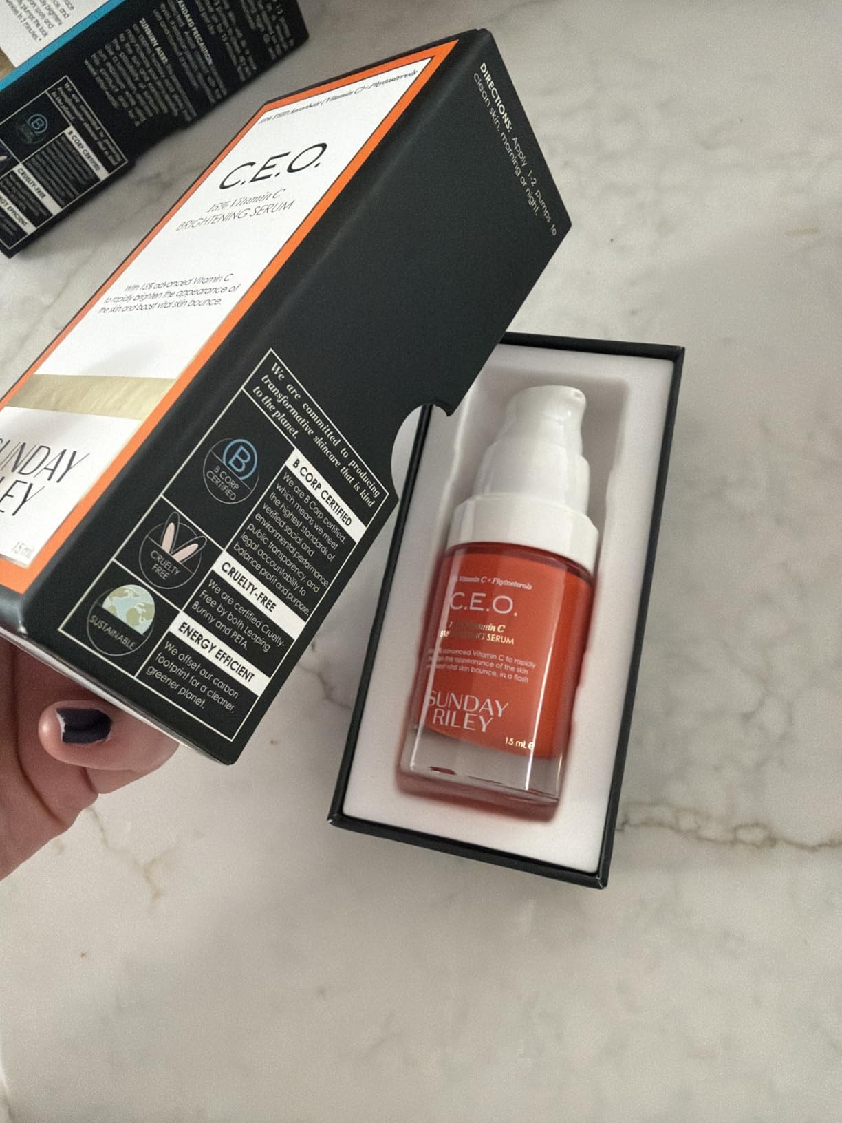 Sunday Riley C.E.O. 15% Vitamin C Brightening Serum customer photo 1