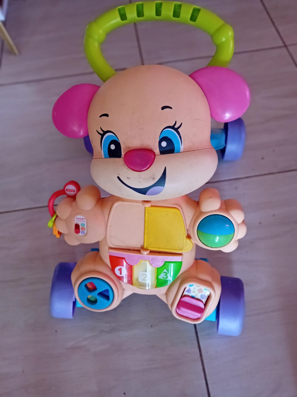 Fisher-Price Laugh & Learn Smart Stages Learn With Sis Walker, Pink | Push Toy, Educational Music & Lights, Busy Activities, Baby & Toddler Ages 6+ Months customer photo 2