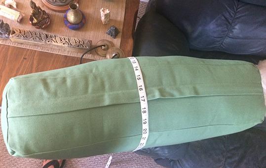 YogaAccessories Supportive Rectangular Cotton Yoga Bolster customer photo 1