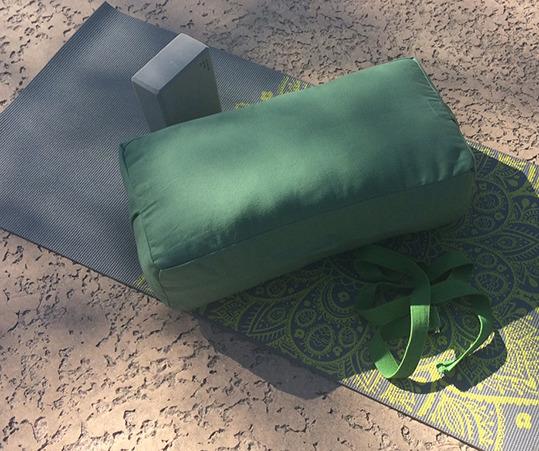 YogaAccessories Supportive Rectangular Cotton Yoga Bolster customer photo 2