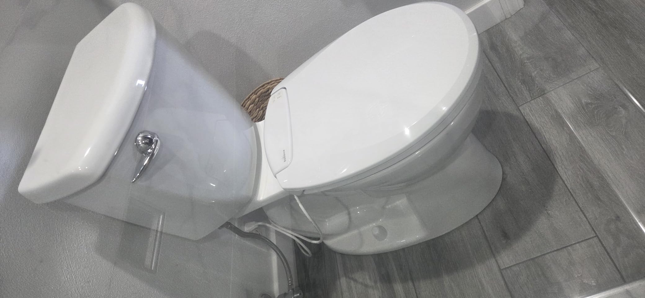 Bemis Radiance Heated Night Light Toilet Seat, Slow Close Adjustable Fit, Elongated, White customer photo 1