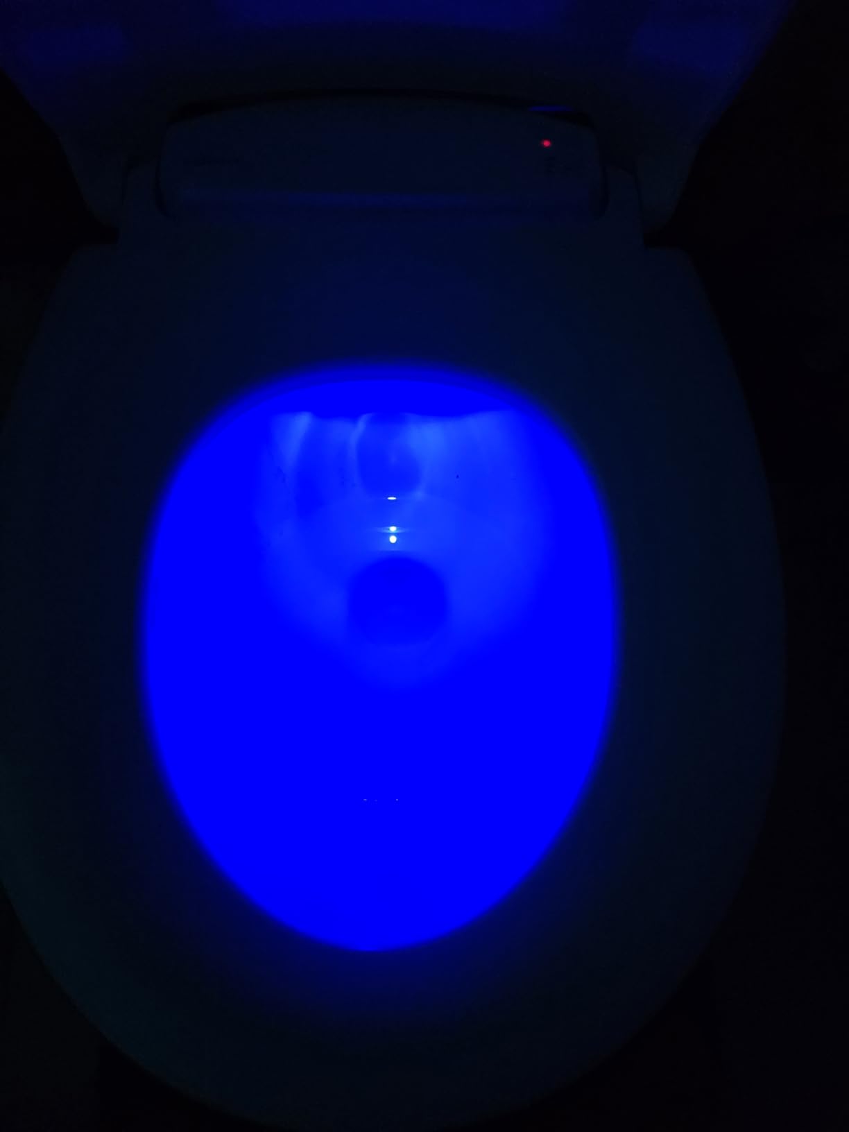 Bemis Radiance Heated Night Light Toilet Seat, Slow Close Adjustable Fit, Elongated, White customer photo 2