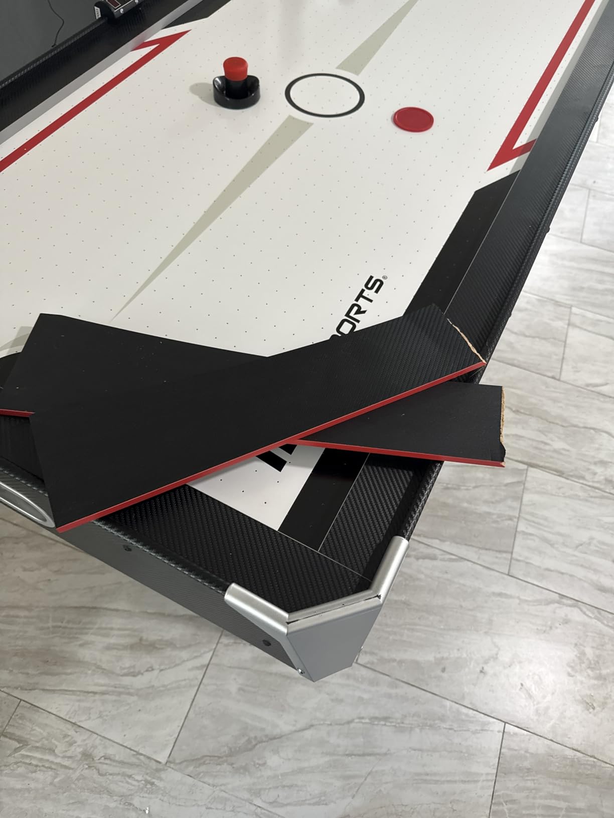 MD Sports Air Hockey Table with Arcade Electronic Scorer, Perfect for Family Game Rooms customer photo 1