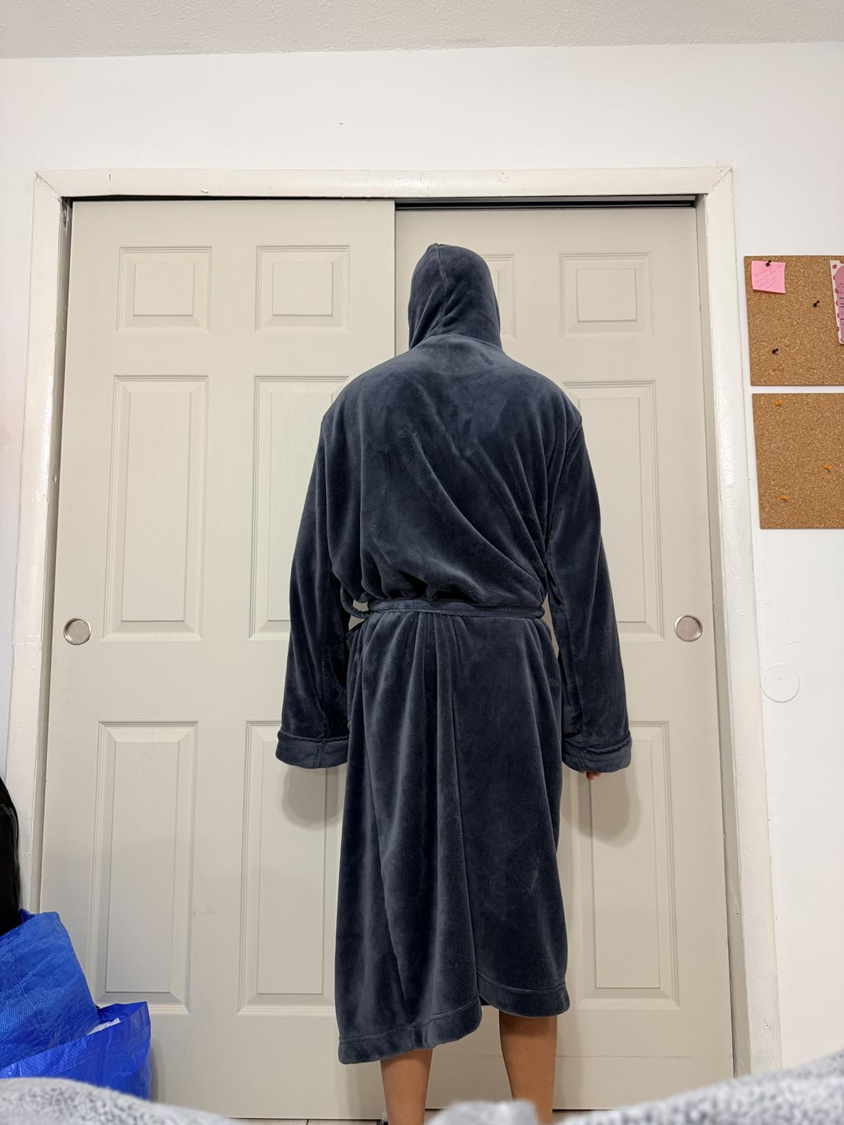 NY Threads Luxury Ultra Soft Mens Robe with Hood Plush Fleece Long Bathrobe customer photo 1