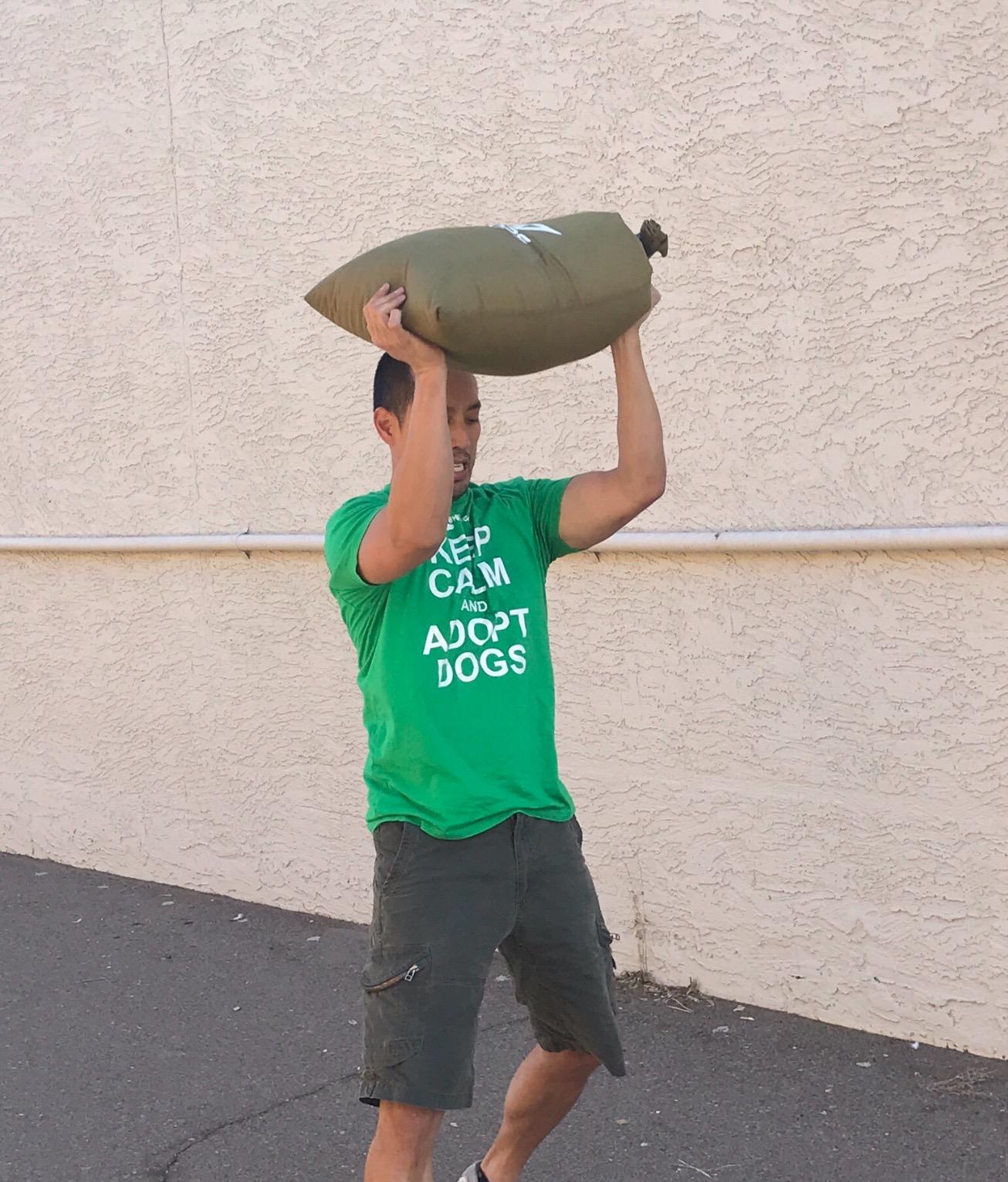 Alpha Sand Bags - Handle-Less Exercise Weight Fitness Sandbags customer photo 2