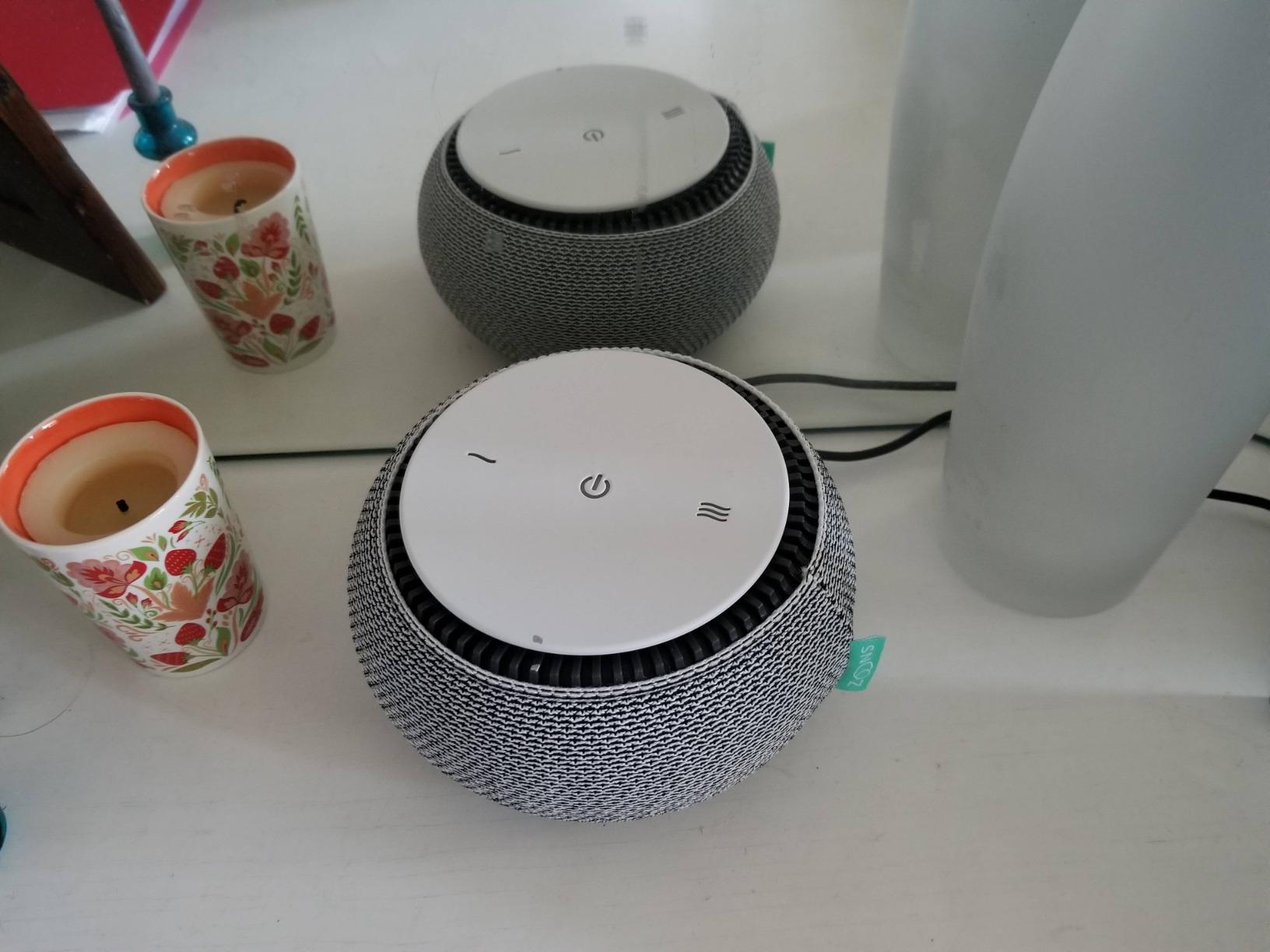 SNOOZ Original Smart White Noise Sound Machine, Real Fan Inside for Sleep, Non-Looping White Noise, App Scheduler customer photo 2