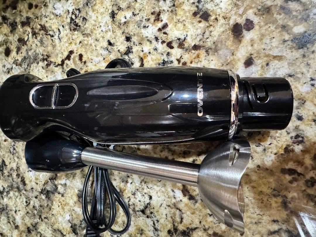 OVENTE Electric Corded Hand Blender, 300W with 2 Mixing Speeds Black HS560B | Handheld Immersion Stick Mixer with Stainless Steel Blades for Smoothies, Purees & Baby Food customer photo 2