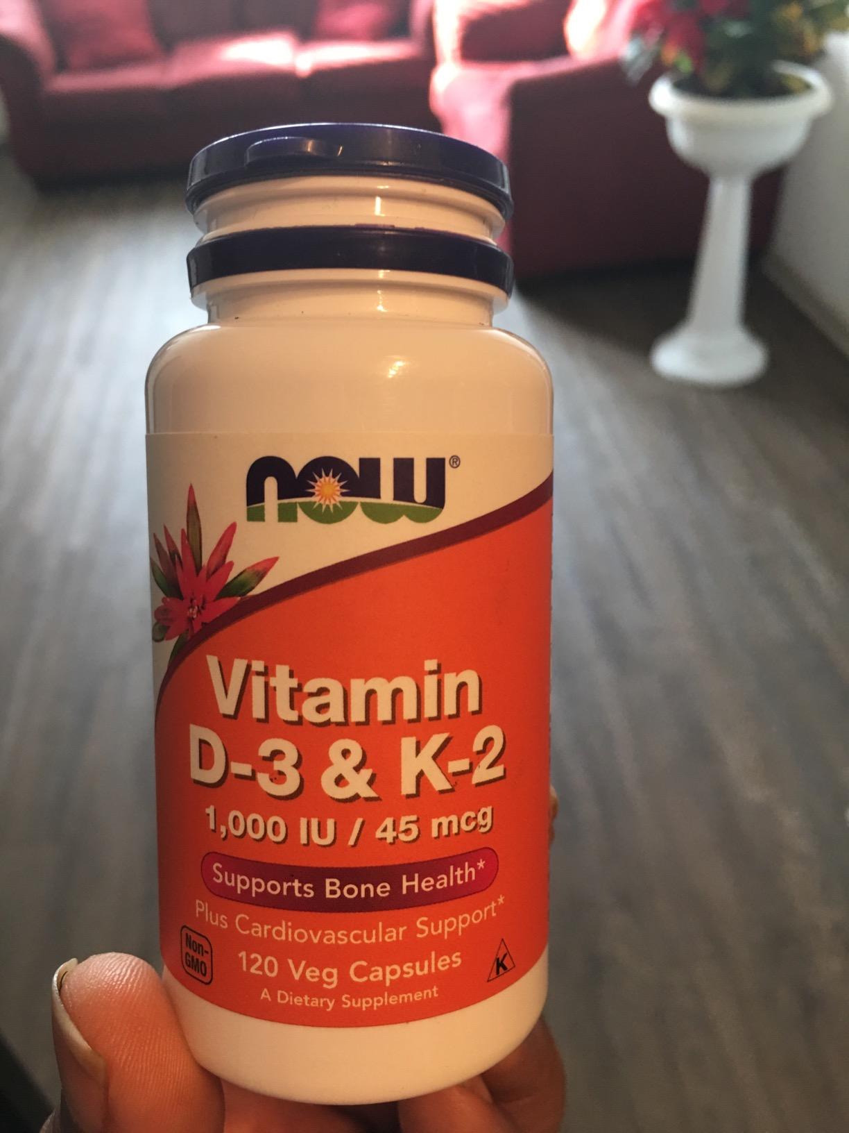 NOW Foods Supplements, MK-7 Vitamin K-2 100 mcg, Cardiovascular Support*, Supports Bone Health*, 120 Veg Capsules customer photo 1