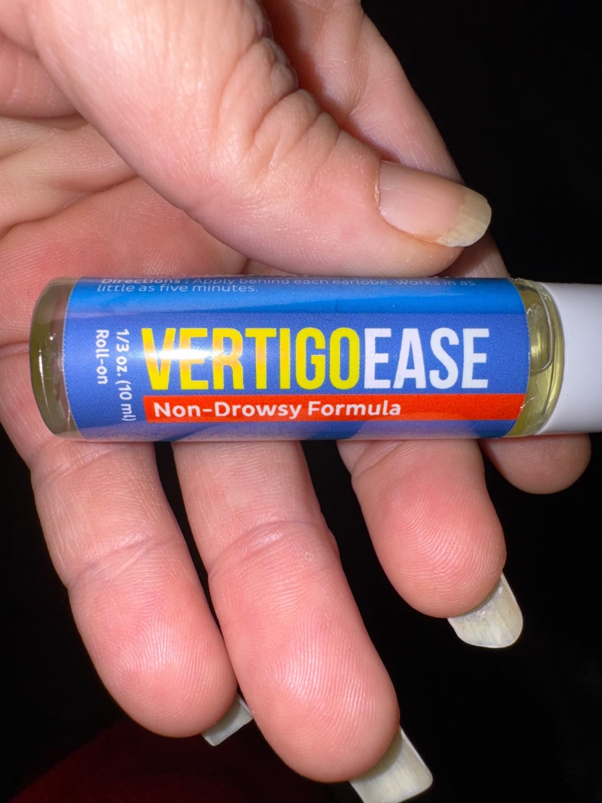 Basic Vigor Vertigo Ease Roll-On (10ml) - Natural & Fast-Acting Vertigo and Dizziness Support with Lavender, Ginger, Frankincense & Essential Oils - Combat Travel Sickness customer photo 2
