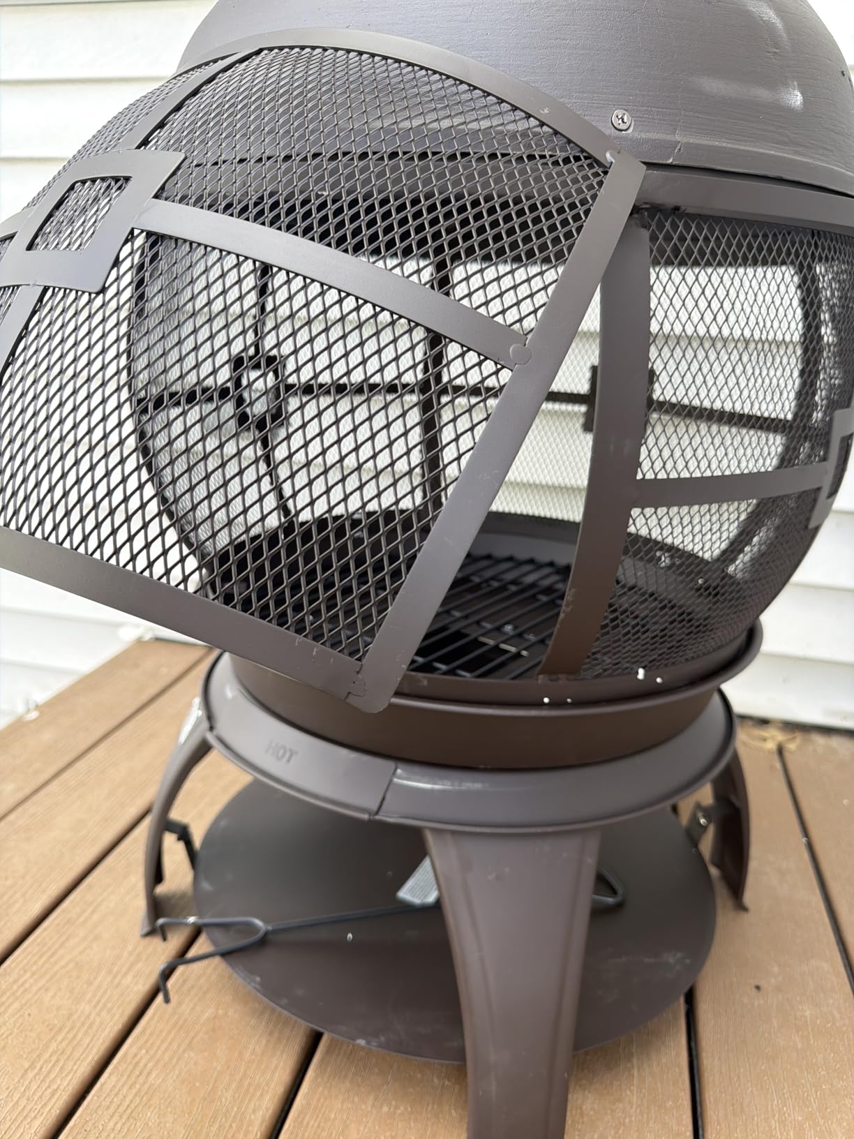 BALI OUTDOORS Chiminea Outdoor Fireplace customer photo 2