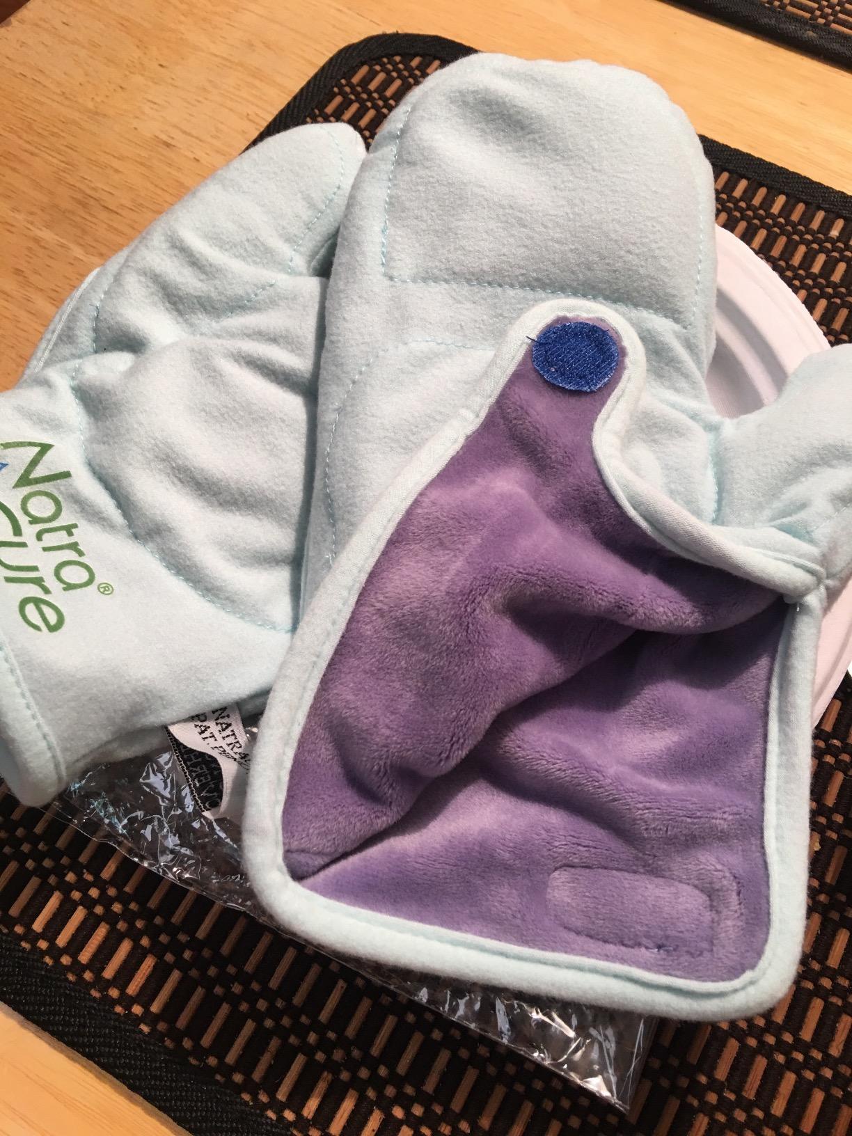 NatraCure Microwaveable Hand Warmer Mittens - Heated Gloves for Arthritis, Raynaud's Syndrome, Soreness & Stiff Joint Pain - Moist Heat Therapy Gloves - 1 Pair customer photo 1