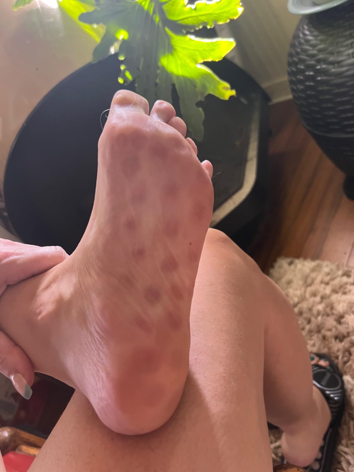 BYRIVER Acupressure Foot Massager Acupoint Stimulation Massage Slippers Shoes Reflexology Sandals Gift for Men Women, Reduce Feet Tension Promote Circulation, Father's Mother's Day Gift(02S) customer photo 2