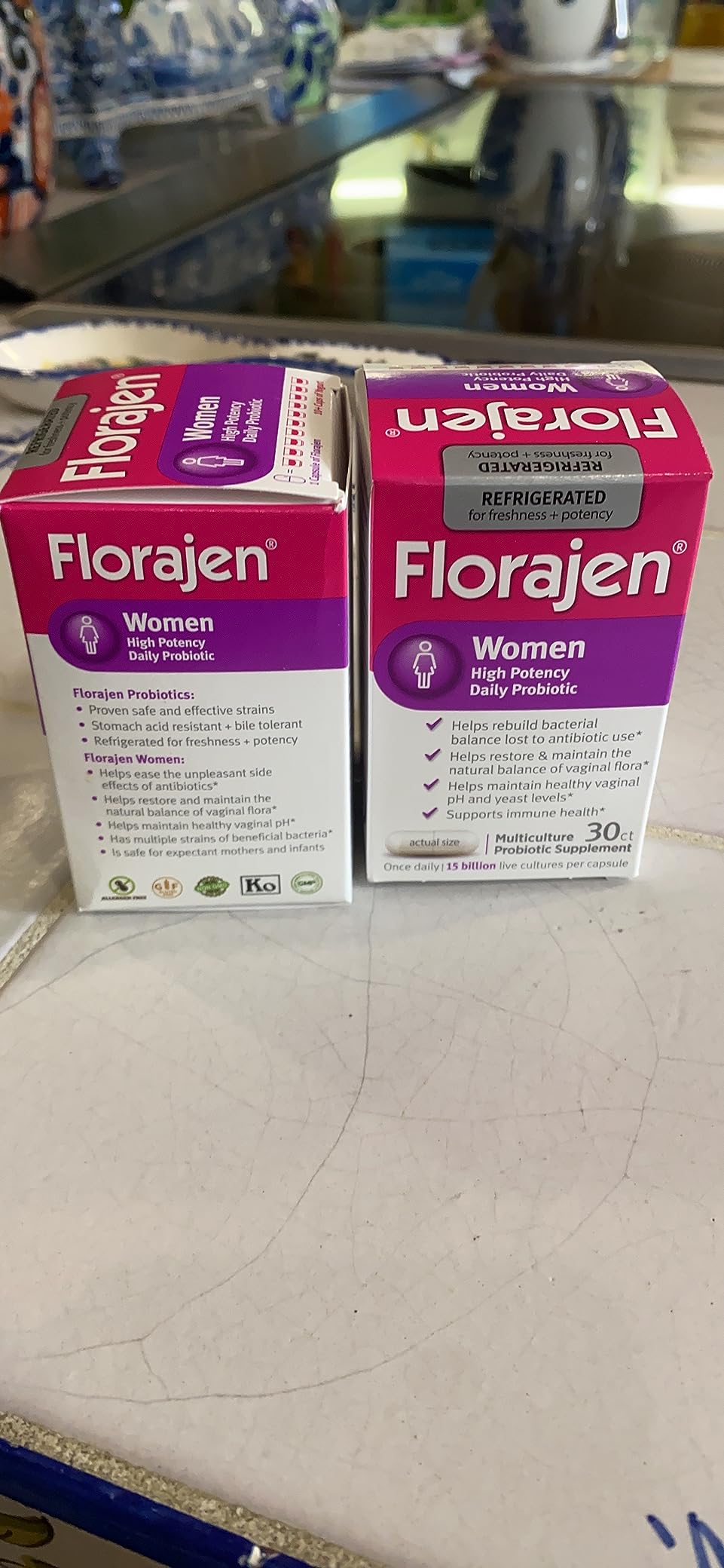 Florajen Women's Probiotic, Vaginal Health & Gut Support, 30 Capsules | Bloating & Constipation Relief, Refrigerated Freshness & Potency, Live Active Cultures, Daily Use customer photo 2