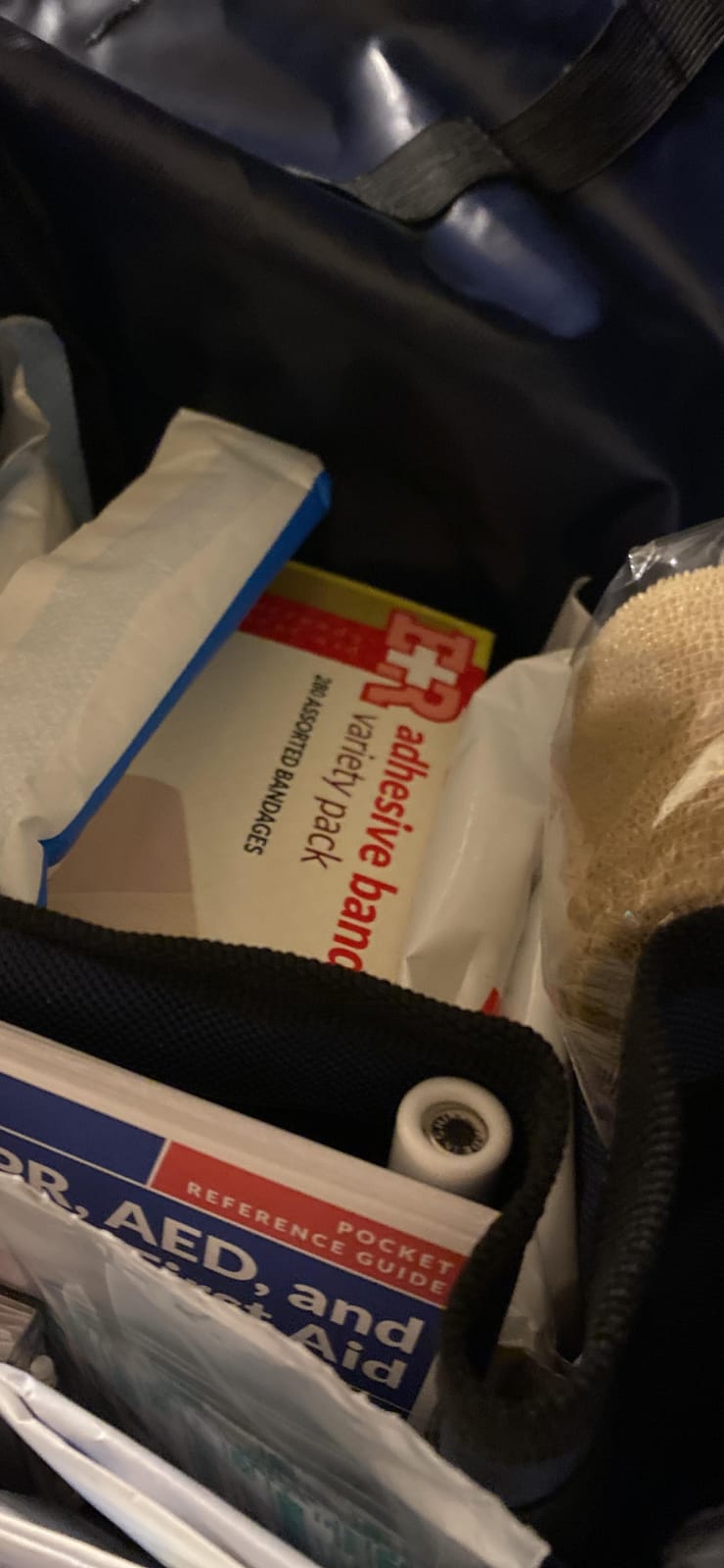 MFASCO Trauma Bag First Aid Kit Emergency Response Supplies Blue | Emergency Response First Aid Kit for Businesses & Organizations | Trauma Bag Supplies | Disaster Preparedness | 415 Pieces customer photo 1