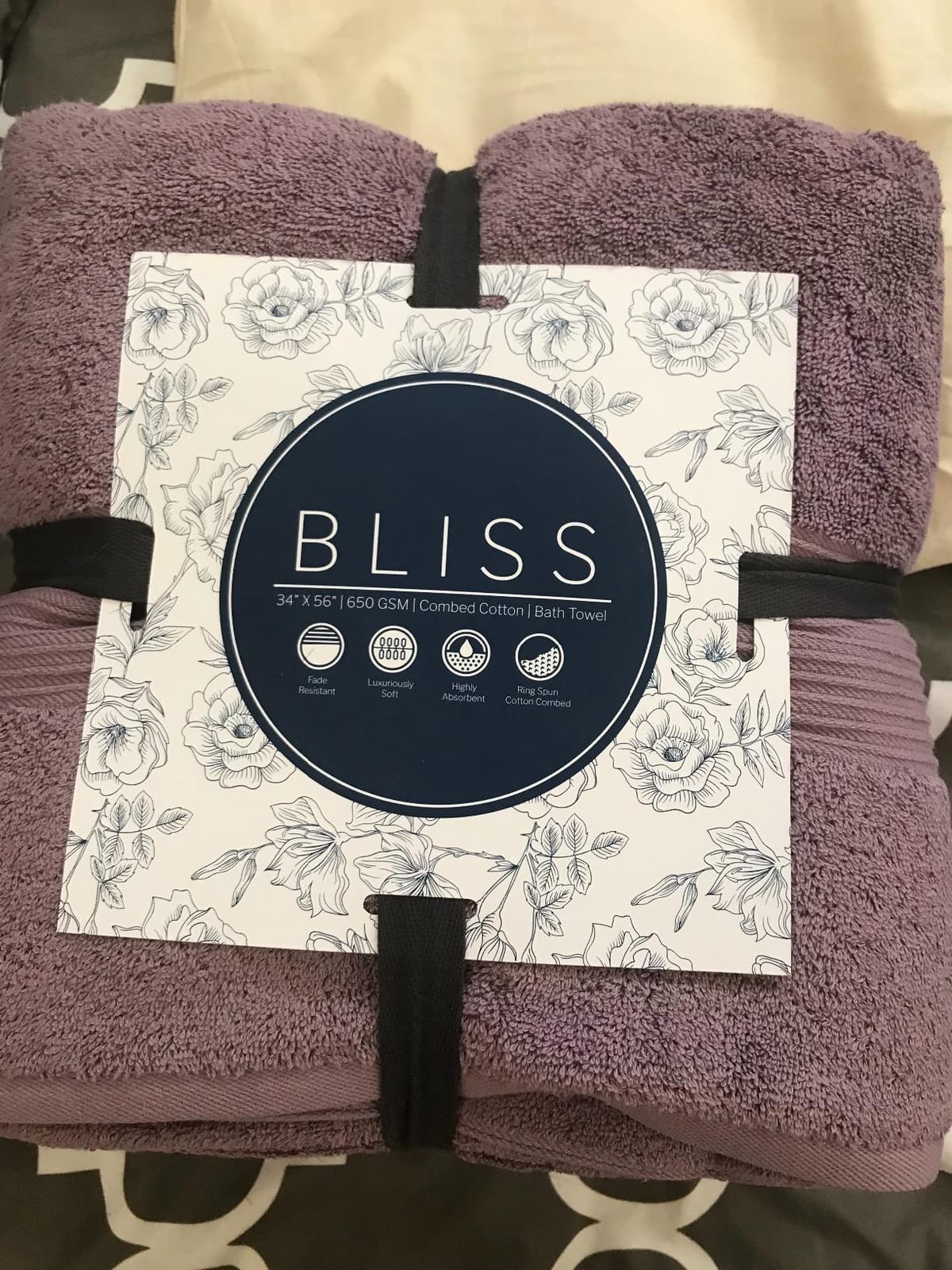 Luxury Bath Towels 4 Pack 650 GSM, 34