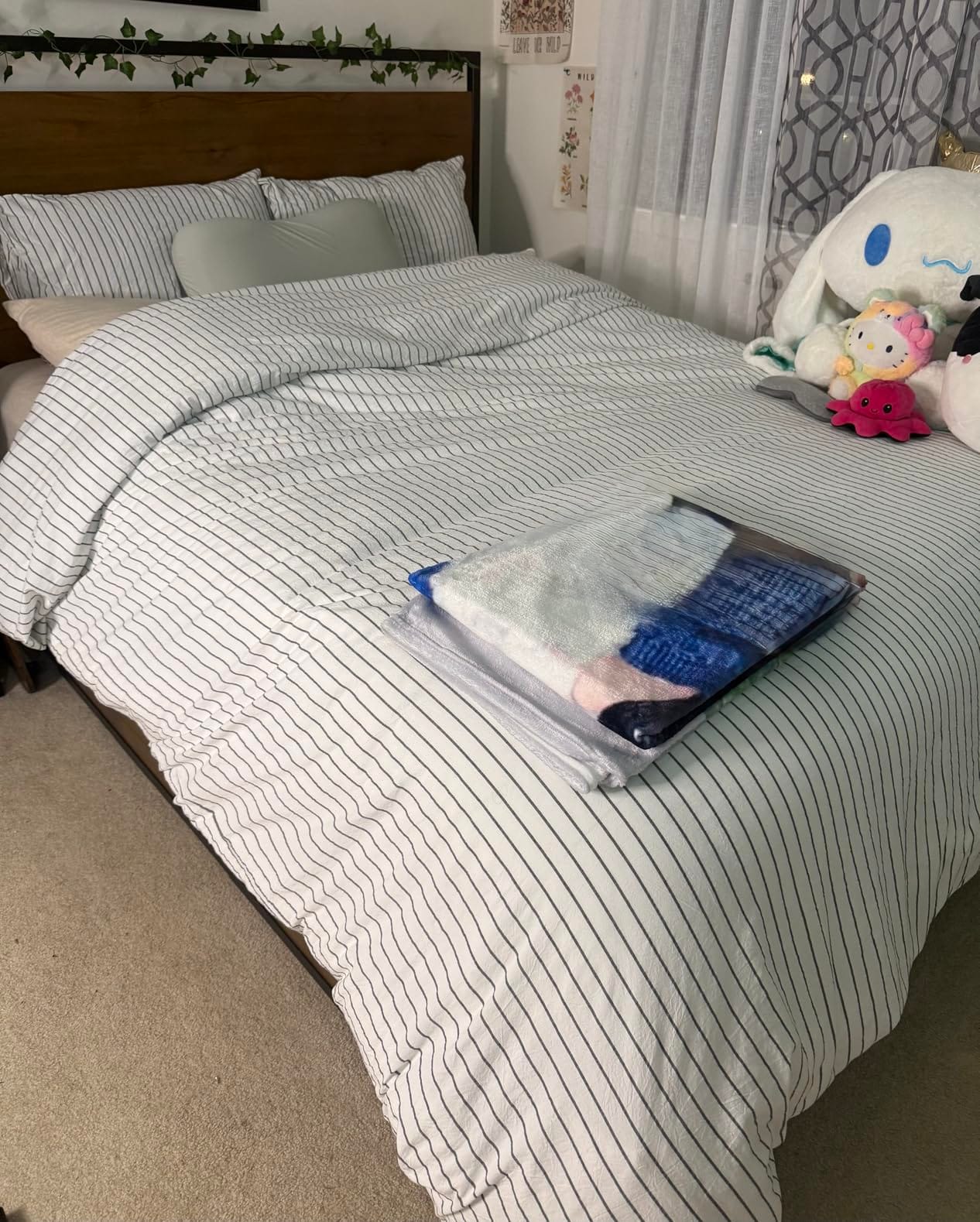COHOME All-Season King Size Cooling Comforter Duvet Insert - White | Quilted Down Alternative Comforter, Luxury Hotel Breathable Soft Comforter, Anti-Clump Tech & 8 Tabs, Reversible, 90