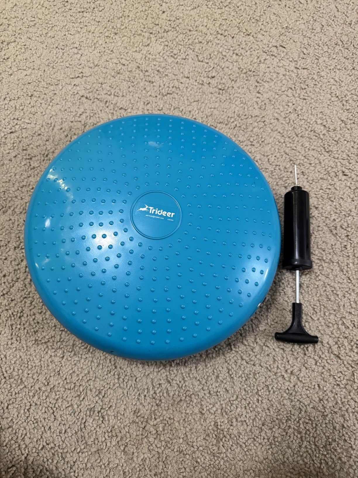 Trideer Wobble Cushion Core Balance Disc, Flexible Seating for Classroom Elementary, Wiggle Seat for Sensory Kids, Balance Pad with Inflation Pump customer photo 2